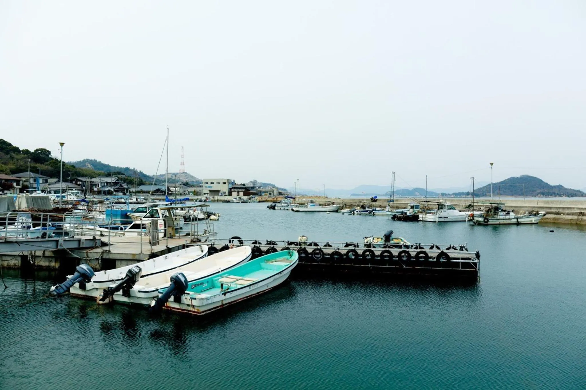 Sea view in Naoshima Backpackers Guesthouse