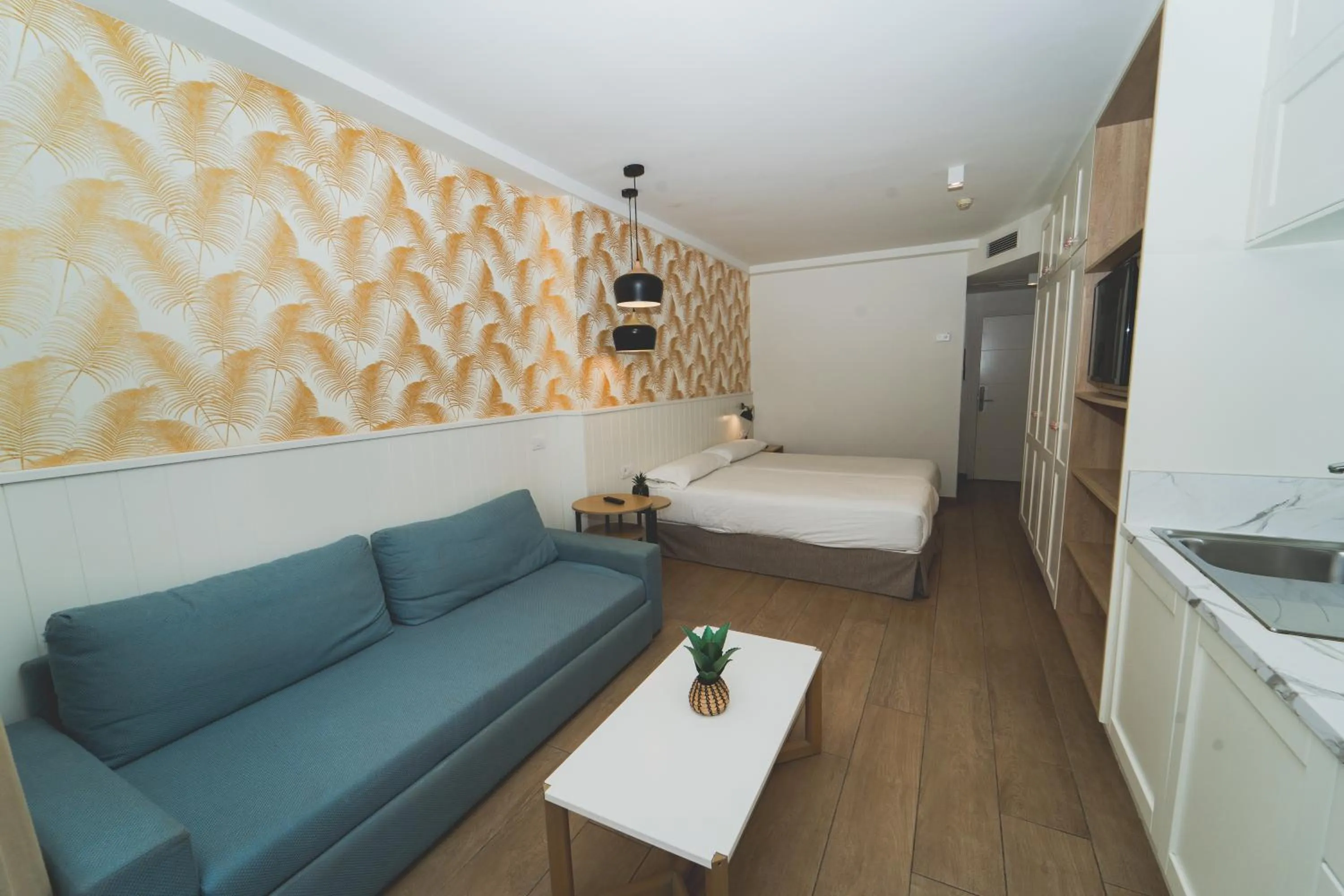 Bed in Los Olivos Beach Resort