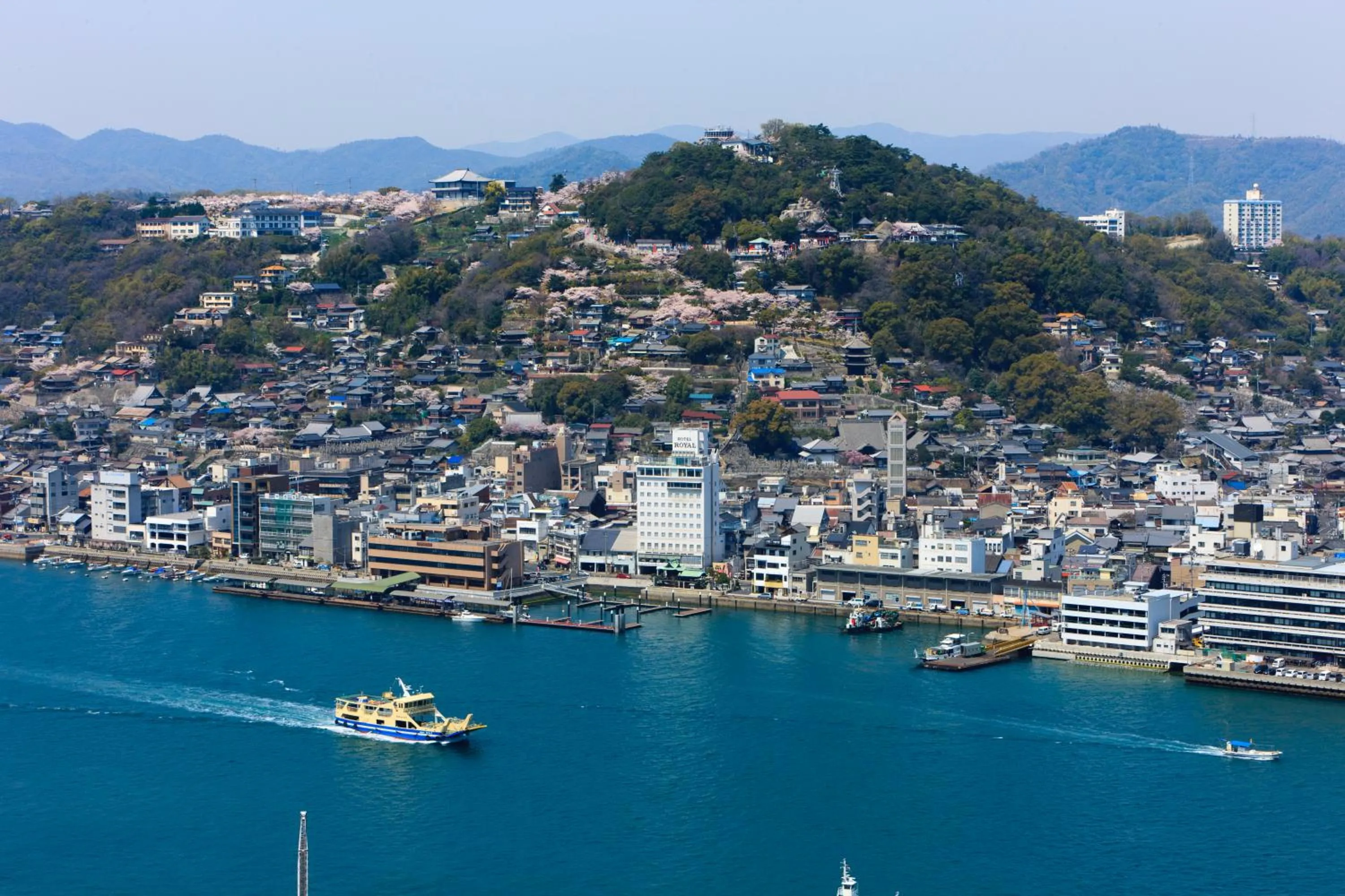 Sea view in Onomichi Royal Hotel