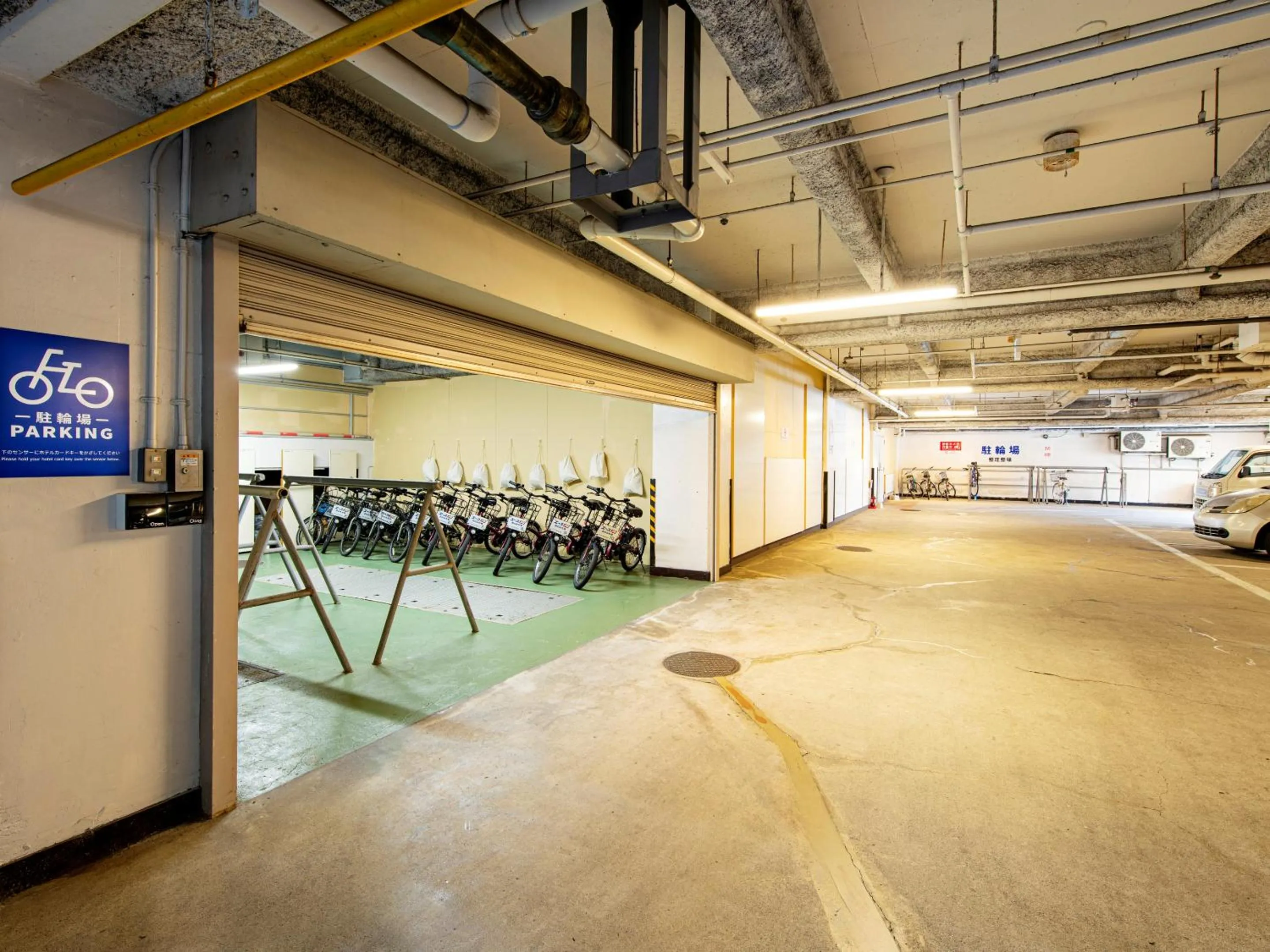 Parking in Onomichi Kokusai Hotel