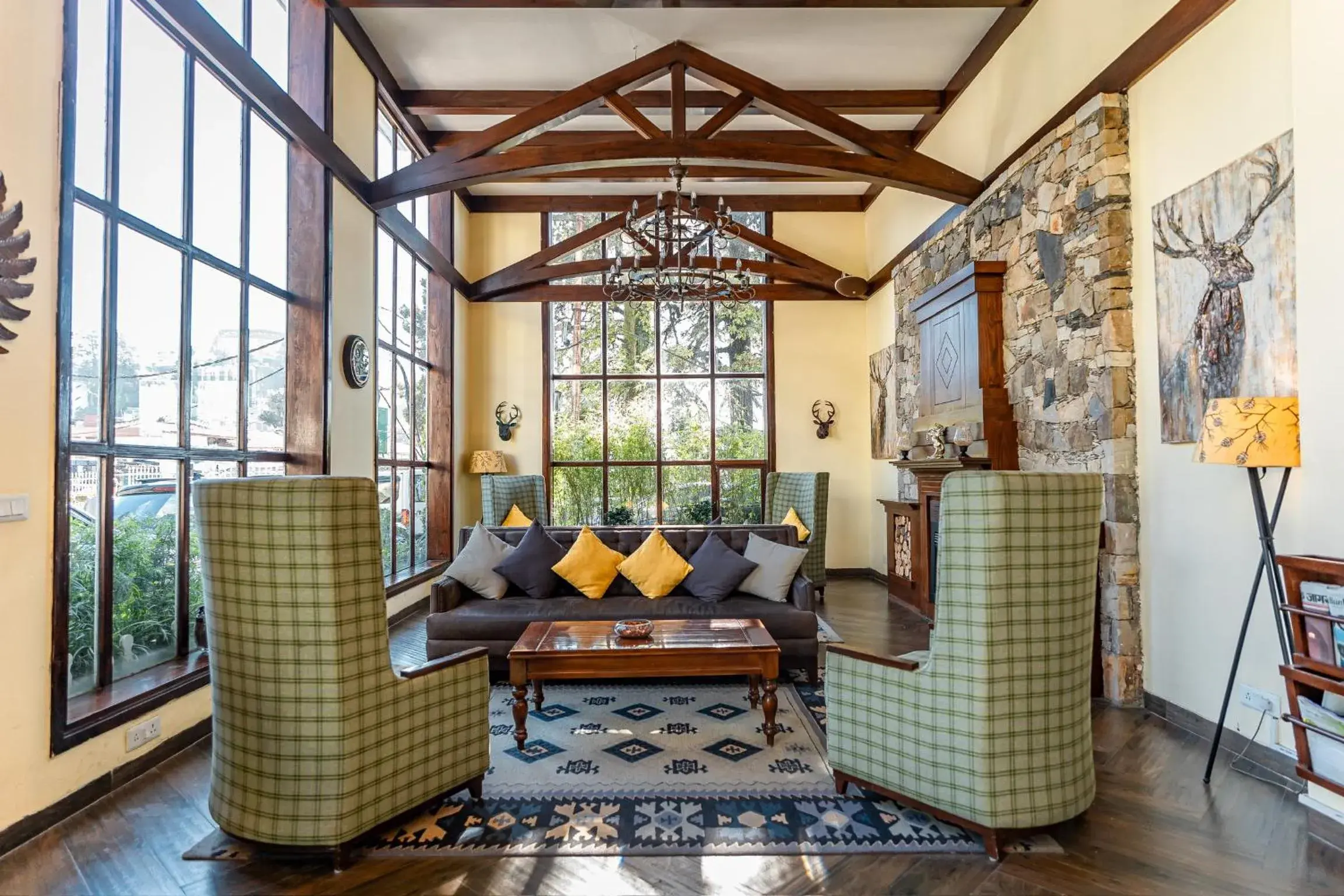 Lobby or reception in The Fern Brentwood Resort, Mussoorie Lobby or reception in The Fern Brentwood Resort, Mussoorie