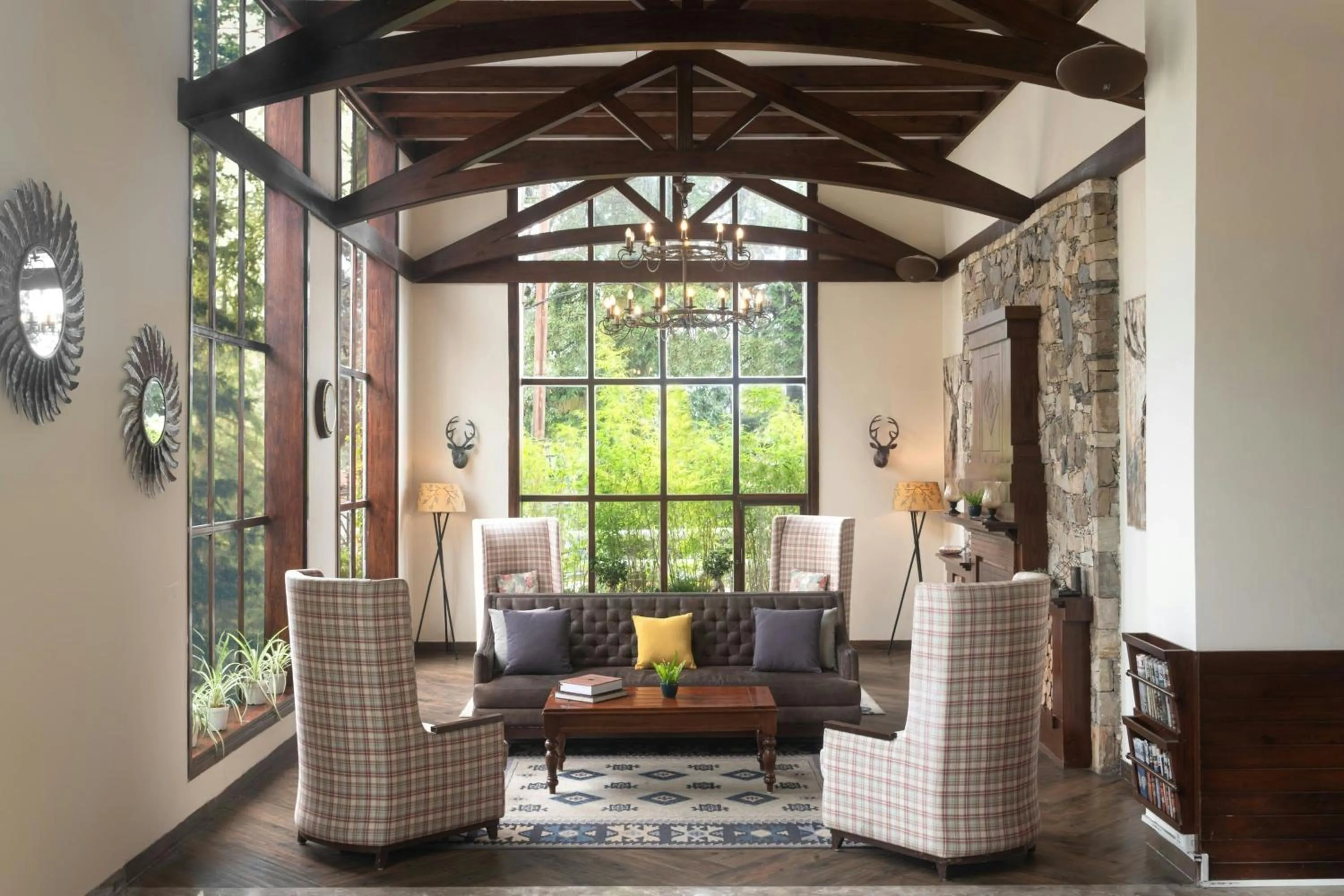 Lobby or reception in The Fern Brentwood Resort, Mussoorie, Series by Marriott