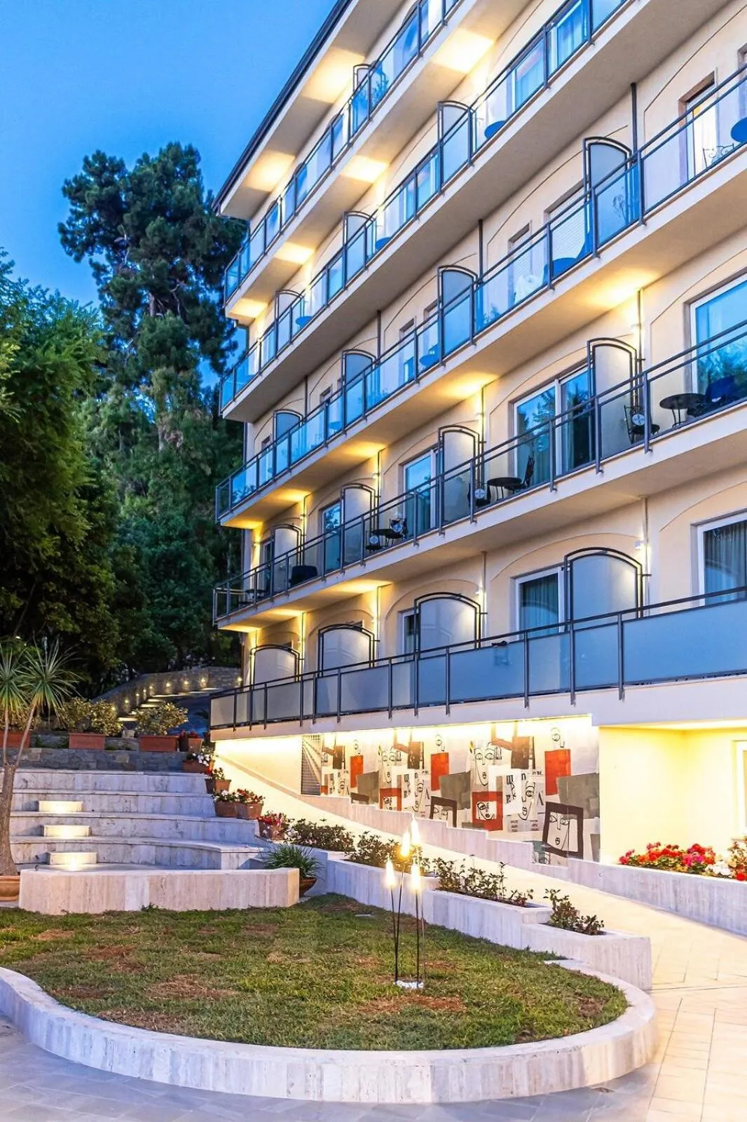 Property building in Grand Hotel Santa Maria