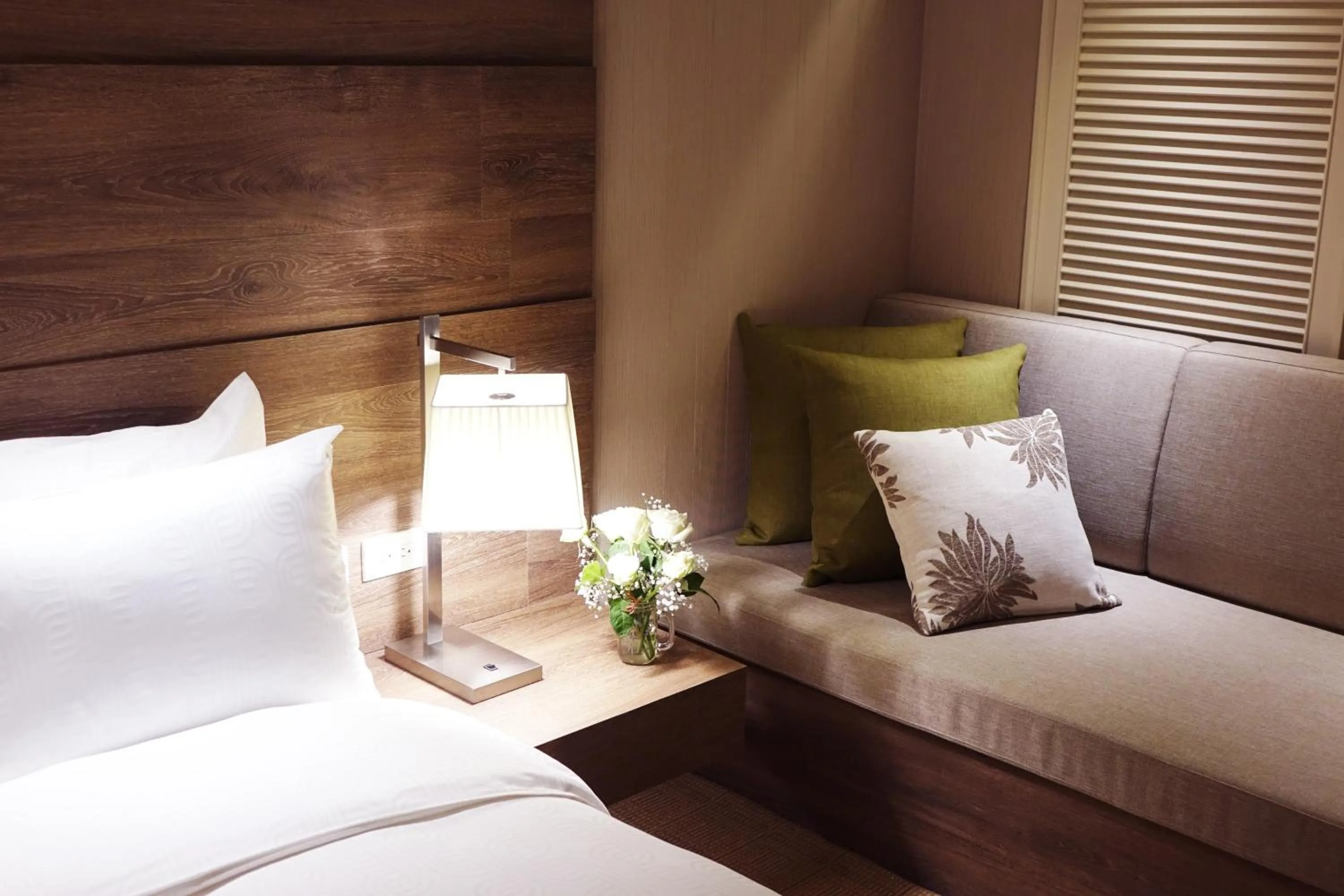 Bed in Chiayi Maison de Chine Hotel