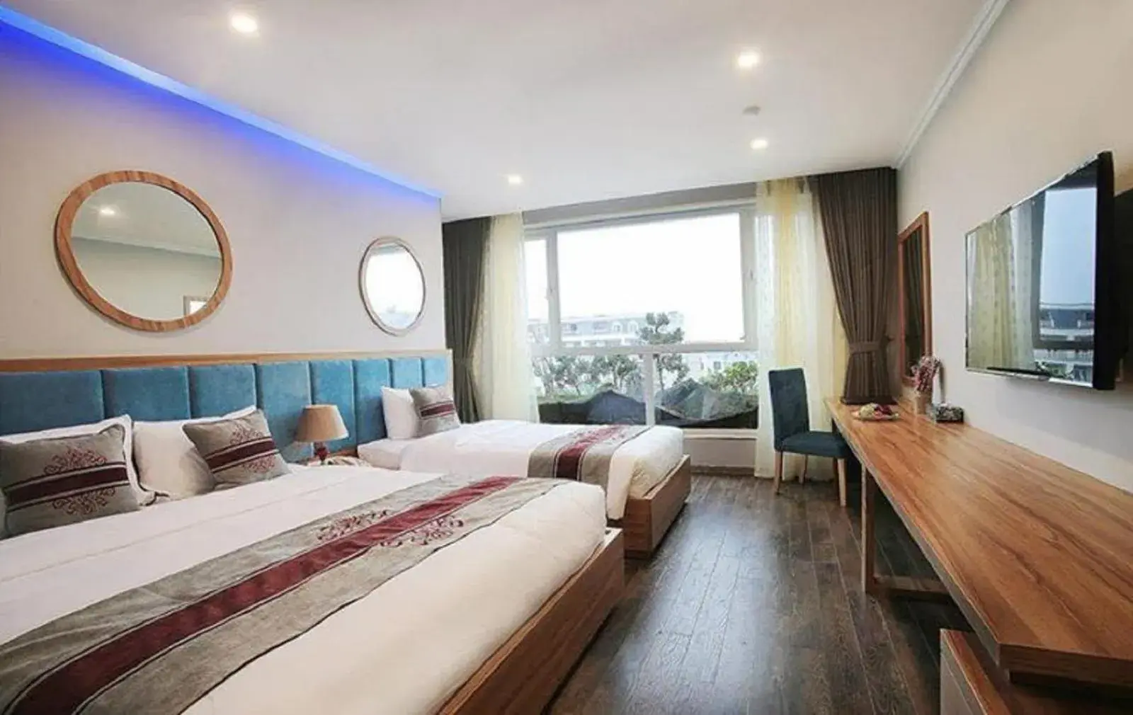 Bed in Oriana Hotel Bed in Oriana Hotel