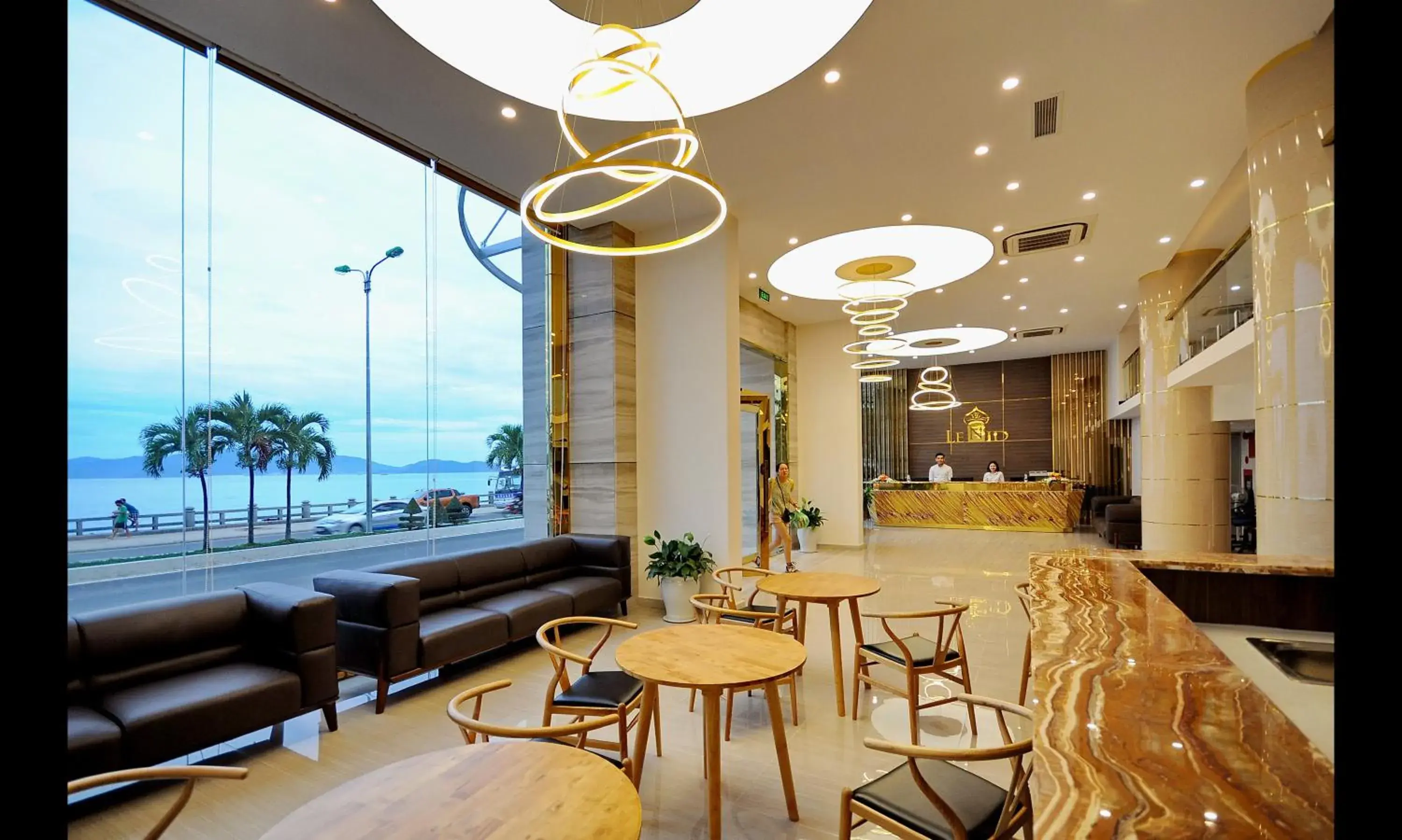 Living room in Lenid Ocean View Hotel Living room in Lenid Ocean View Hotel