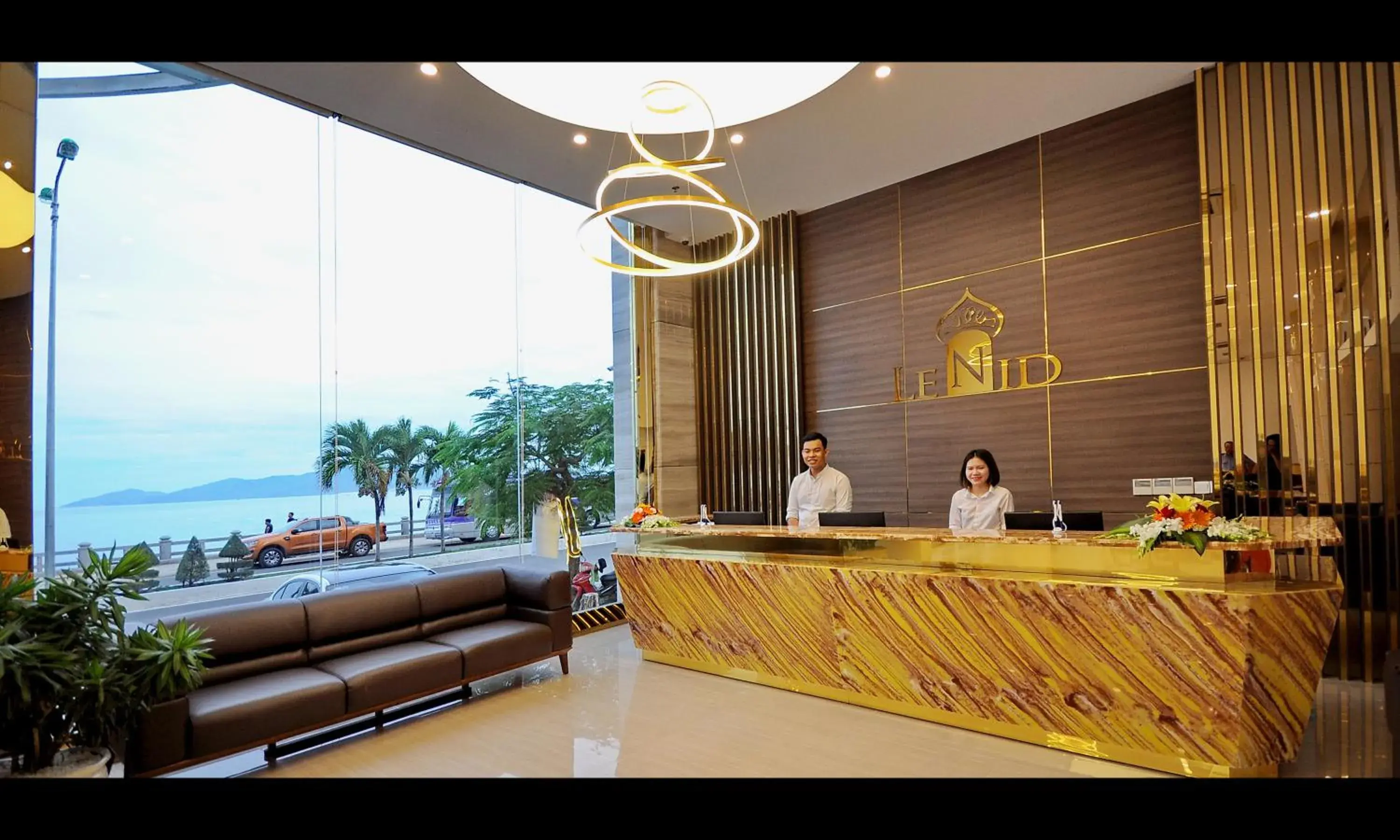 Living room in Lenid Ocean View Hotel Living room in Lenid Ocean View Hotel