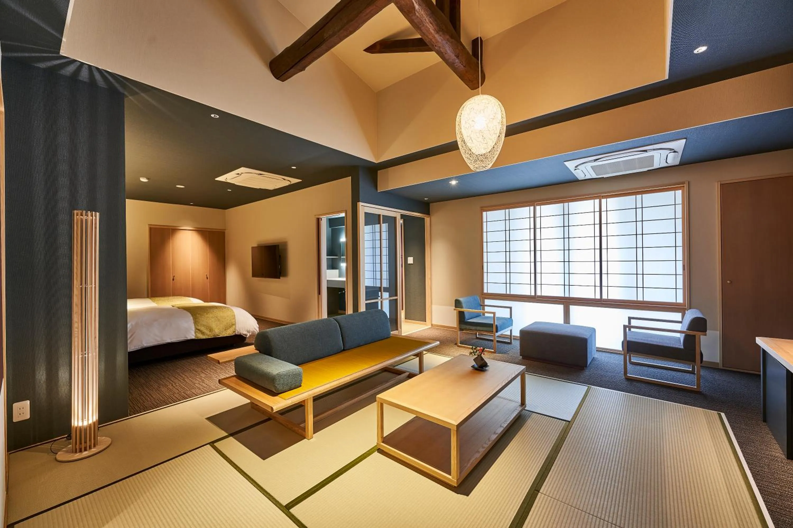 Bed in AKARI et KAORI formerly Taizanso