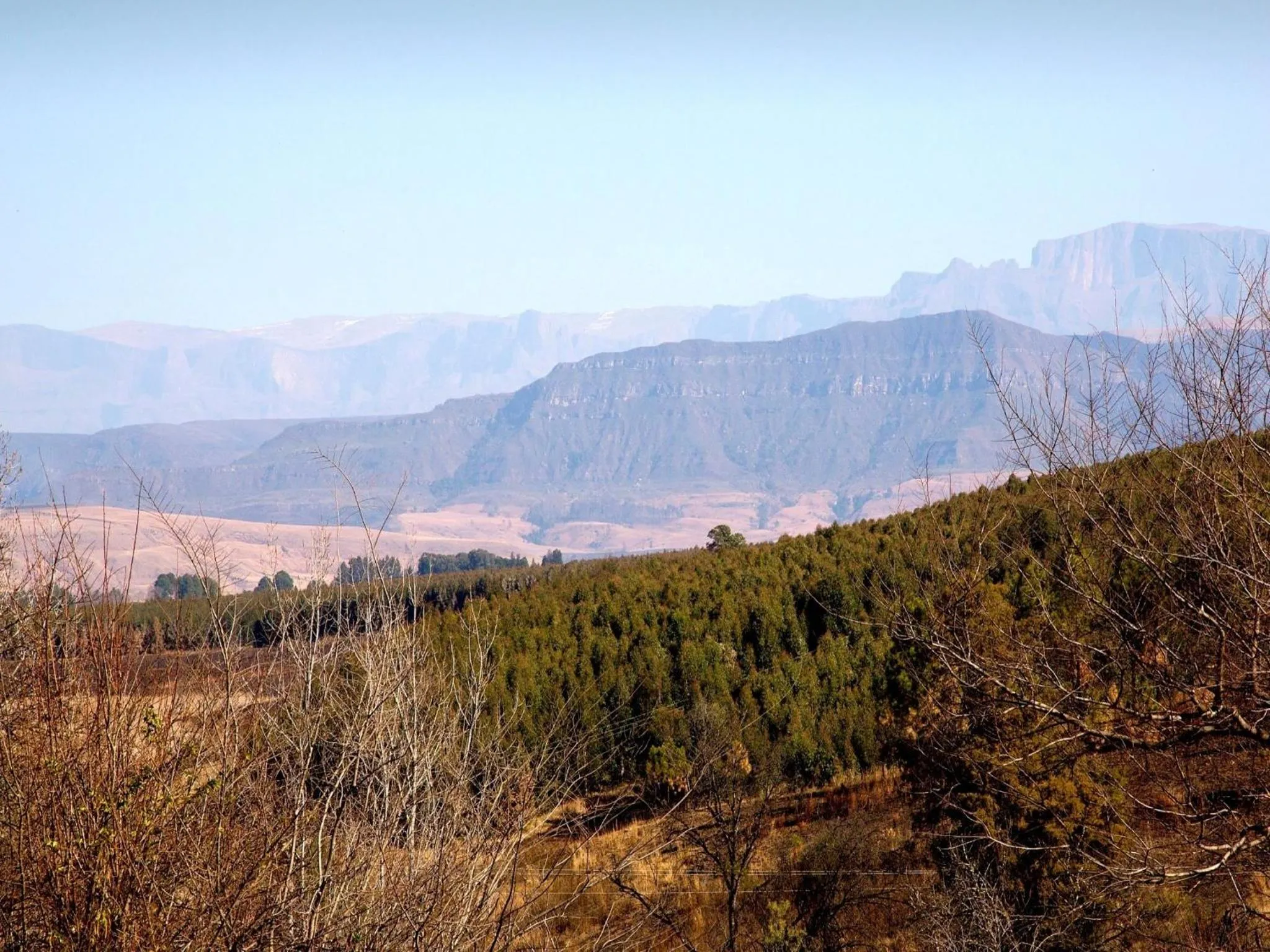 Natural landscape in The Nest Drakensberg Mountain Resort Hotel