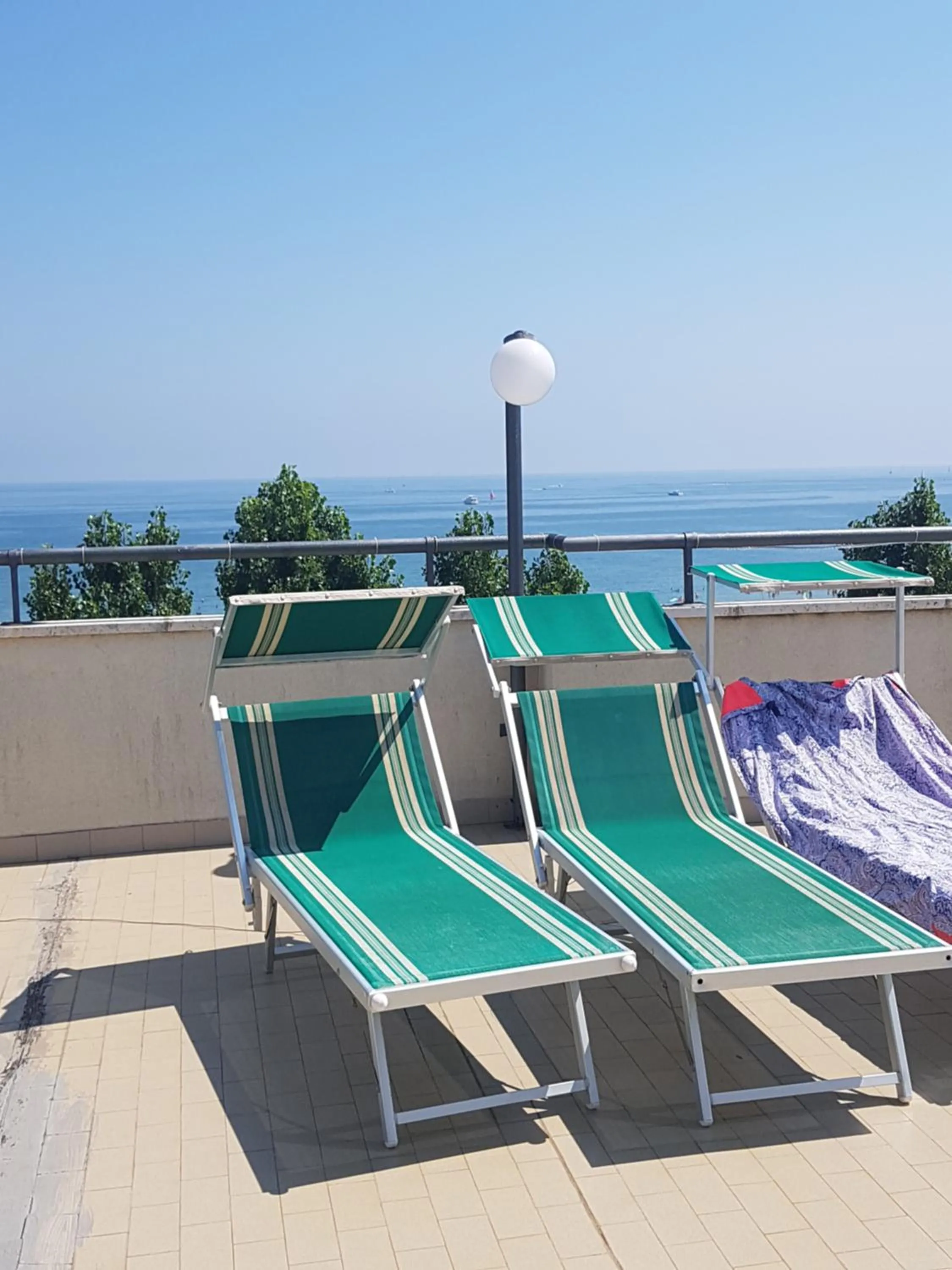 Balcony/Terrace in Hotel De La Plage