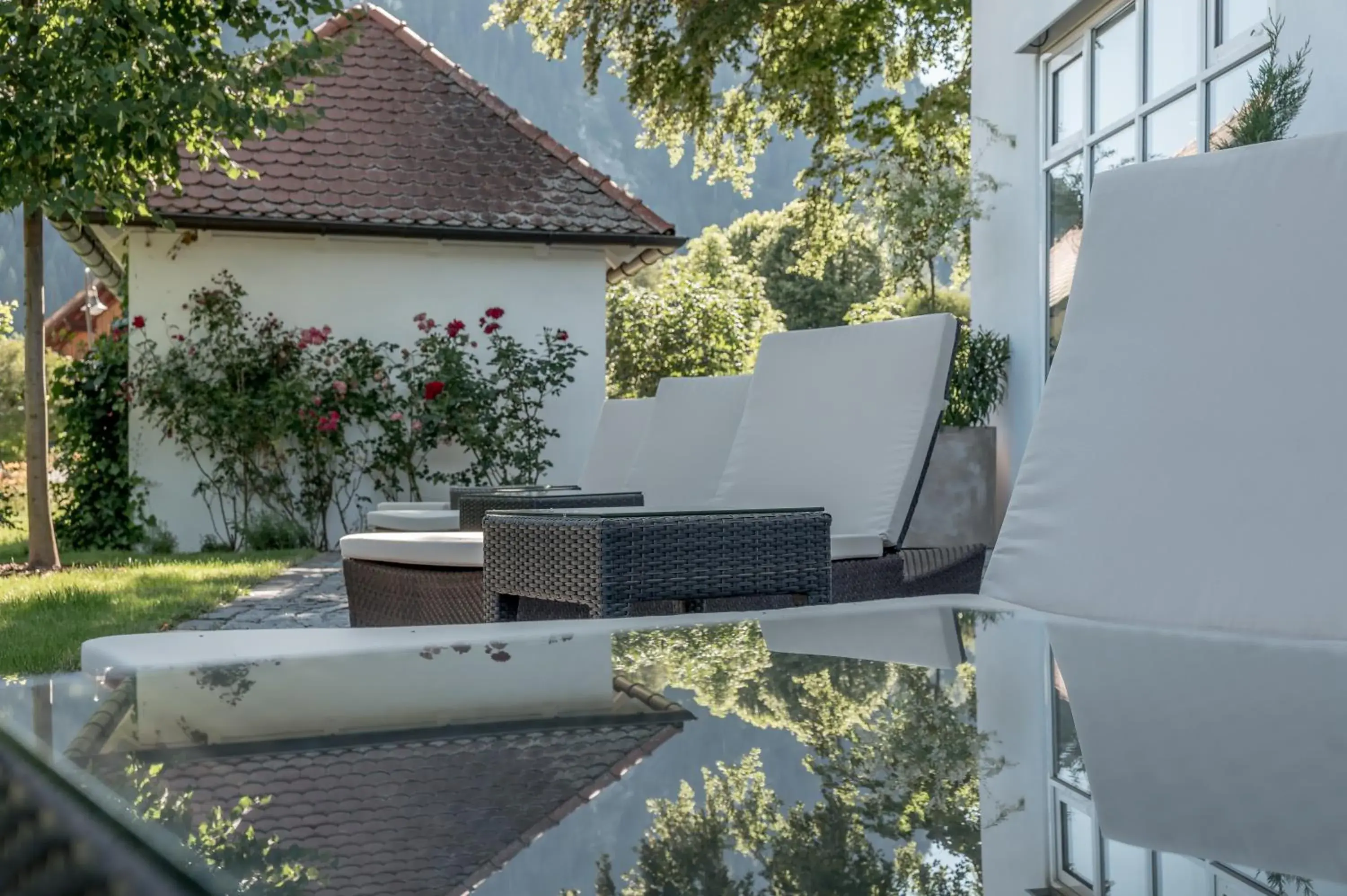 Patio, Patio/Outdoor Area in Alpenhotel Krone