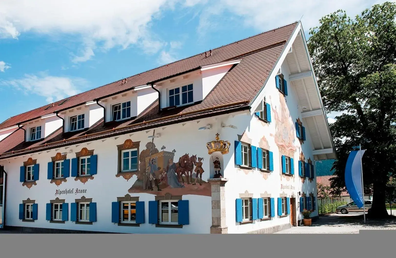 Property Building in Alpenhotel Krone