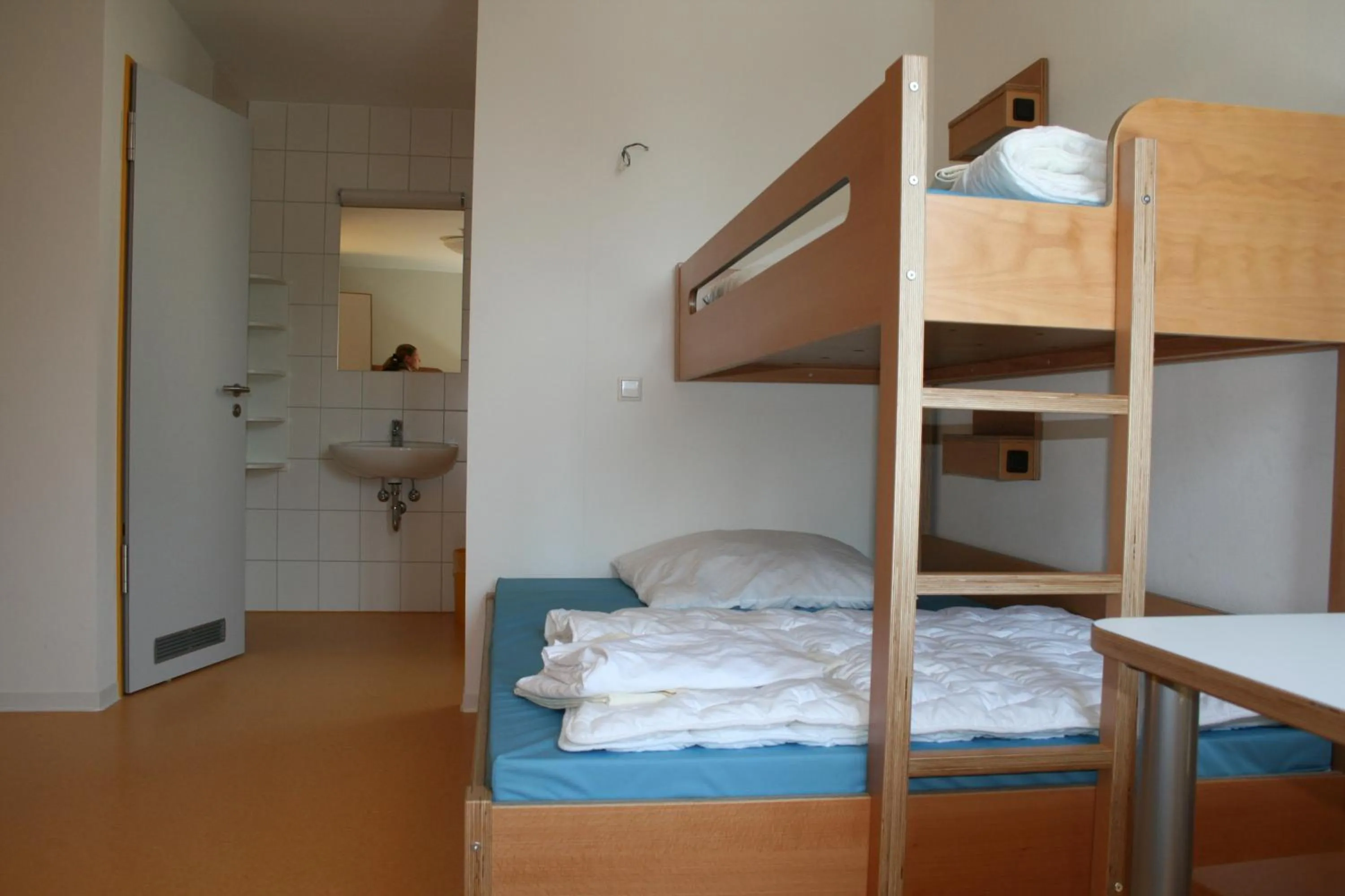 Single Bed in Female Dormitory Room in Jugendherberge Tübingen