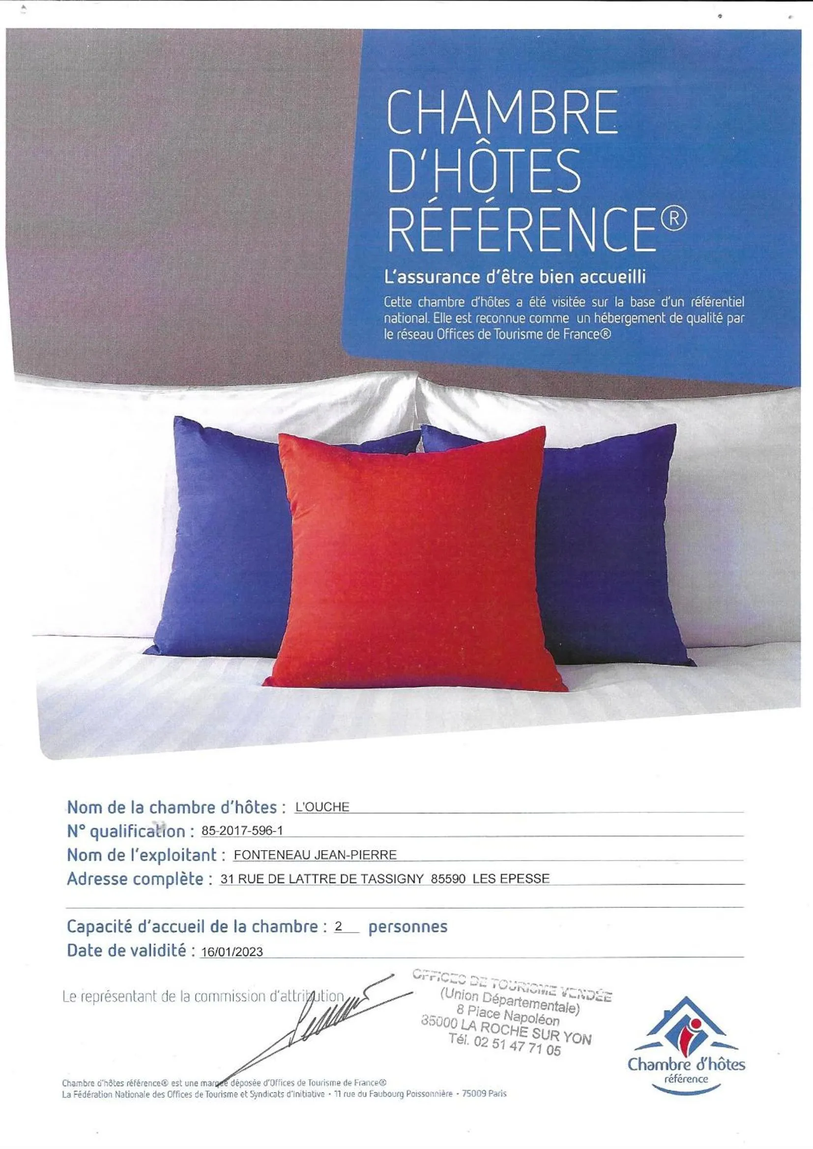 Bed in Les Maillettes