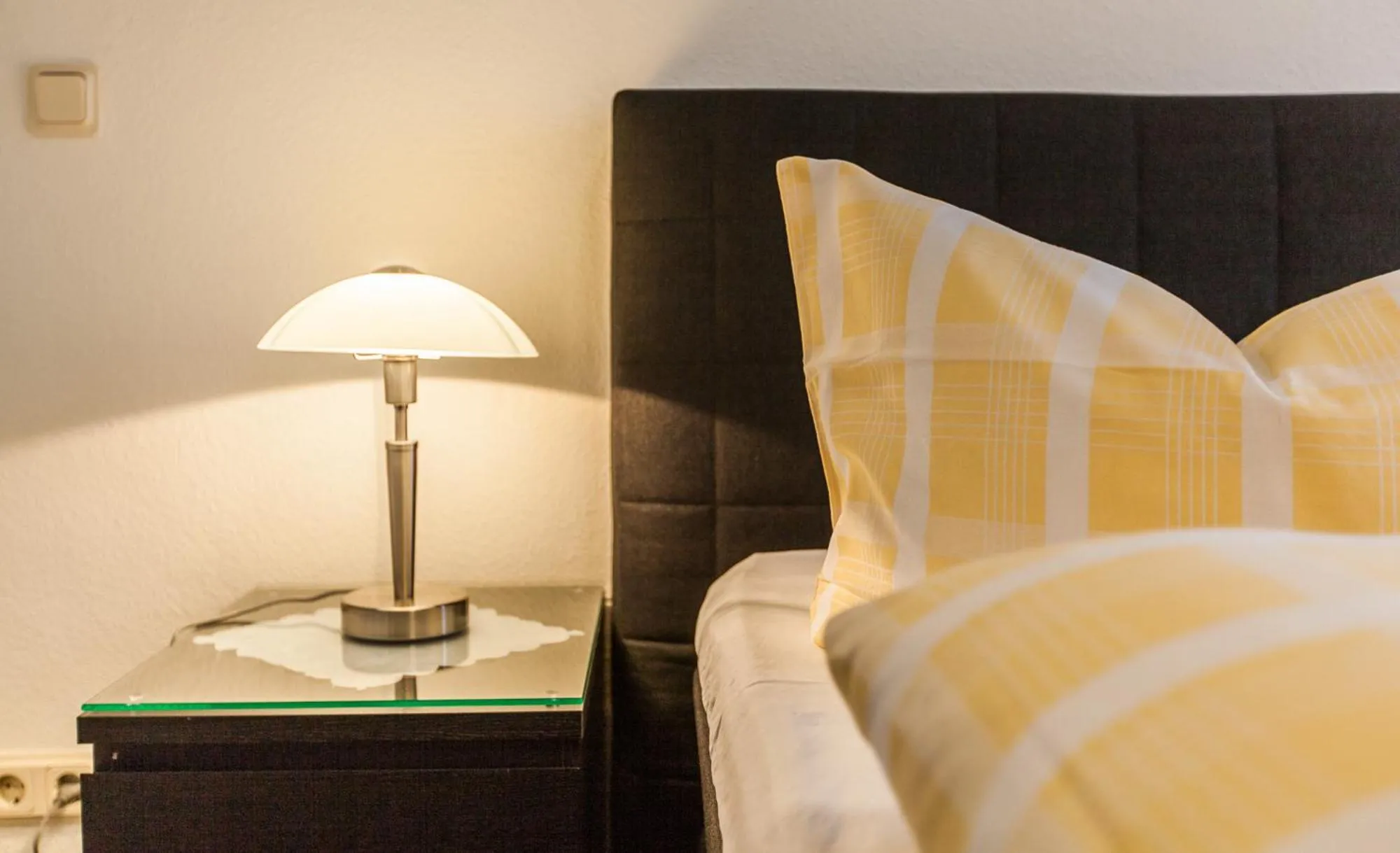 Bed in Hotel Quellental