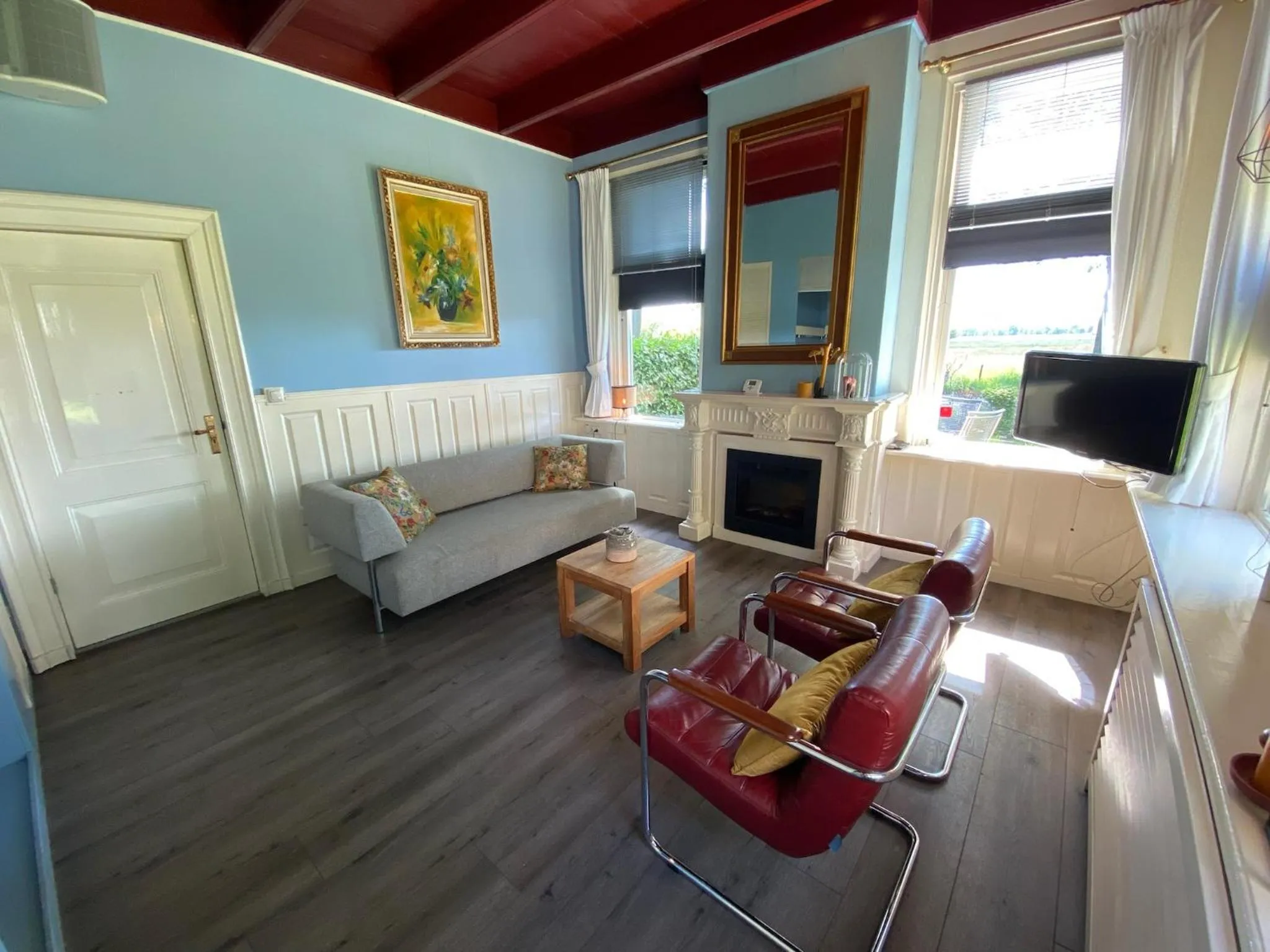 Seating area in Kindvriendelijk appartement de Hooge Stukken onder de rook van Groningen