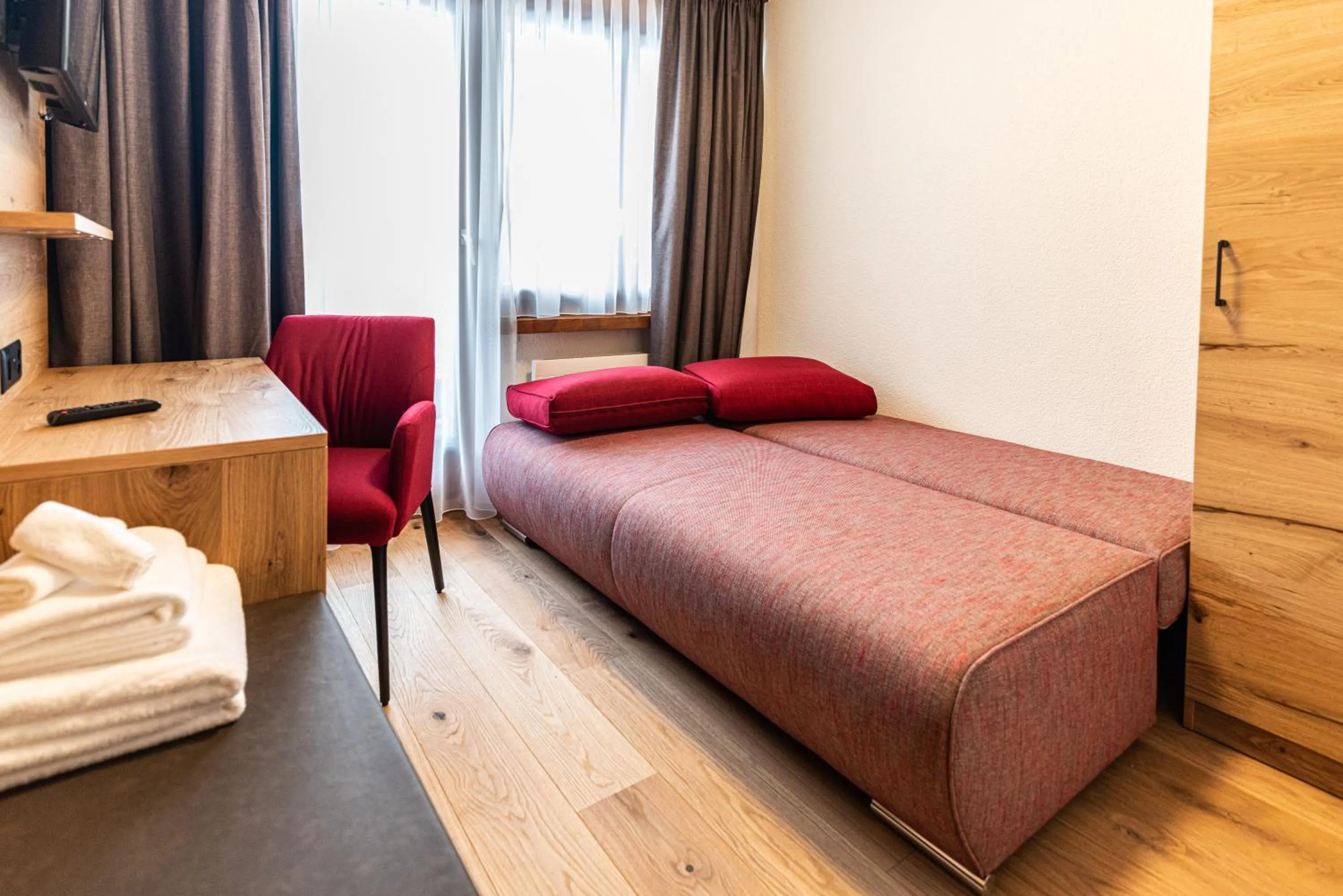 Bed in Hotel Restaurant Silbersand