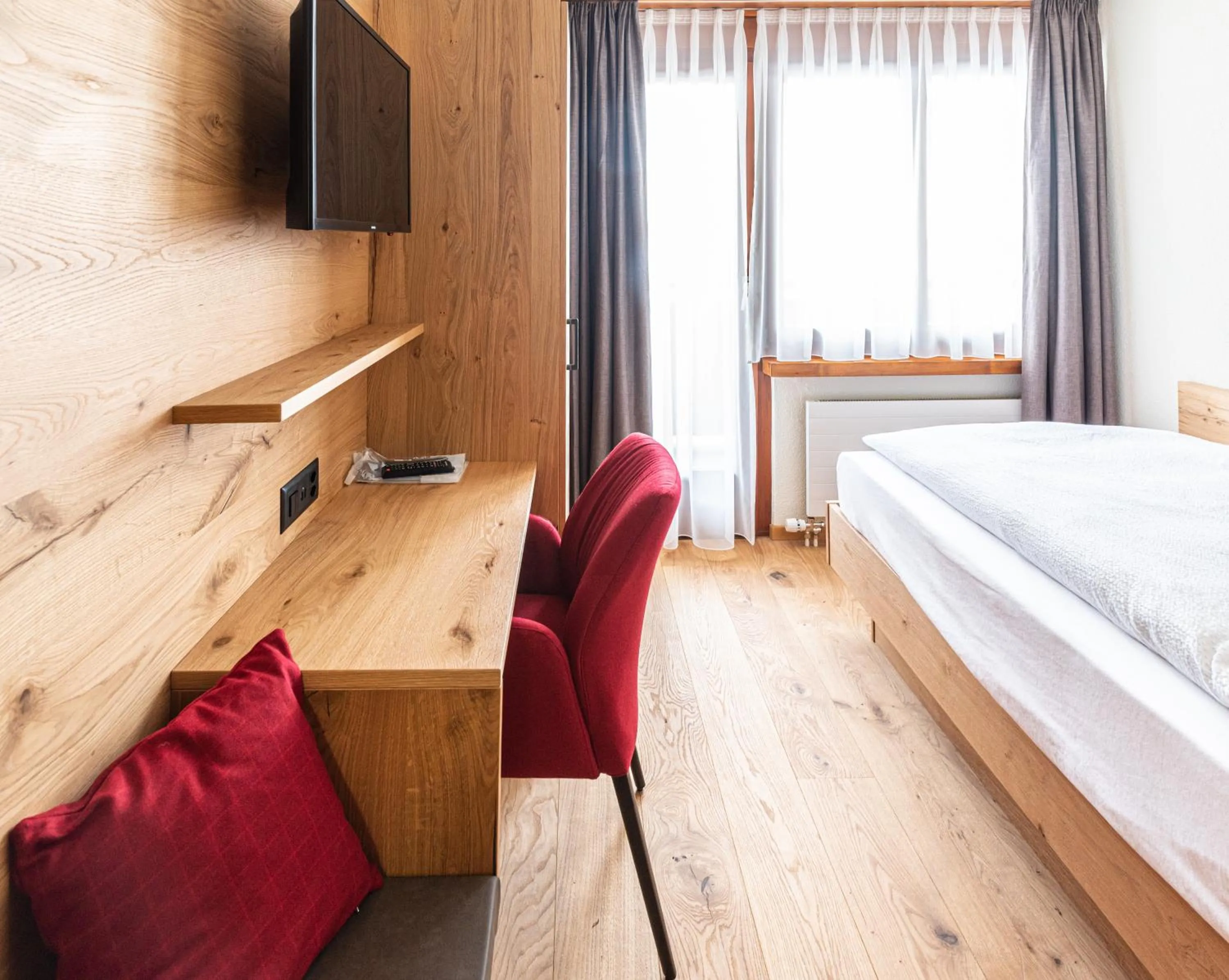 Bed in Hotel Restaurant Silbersand