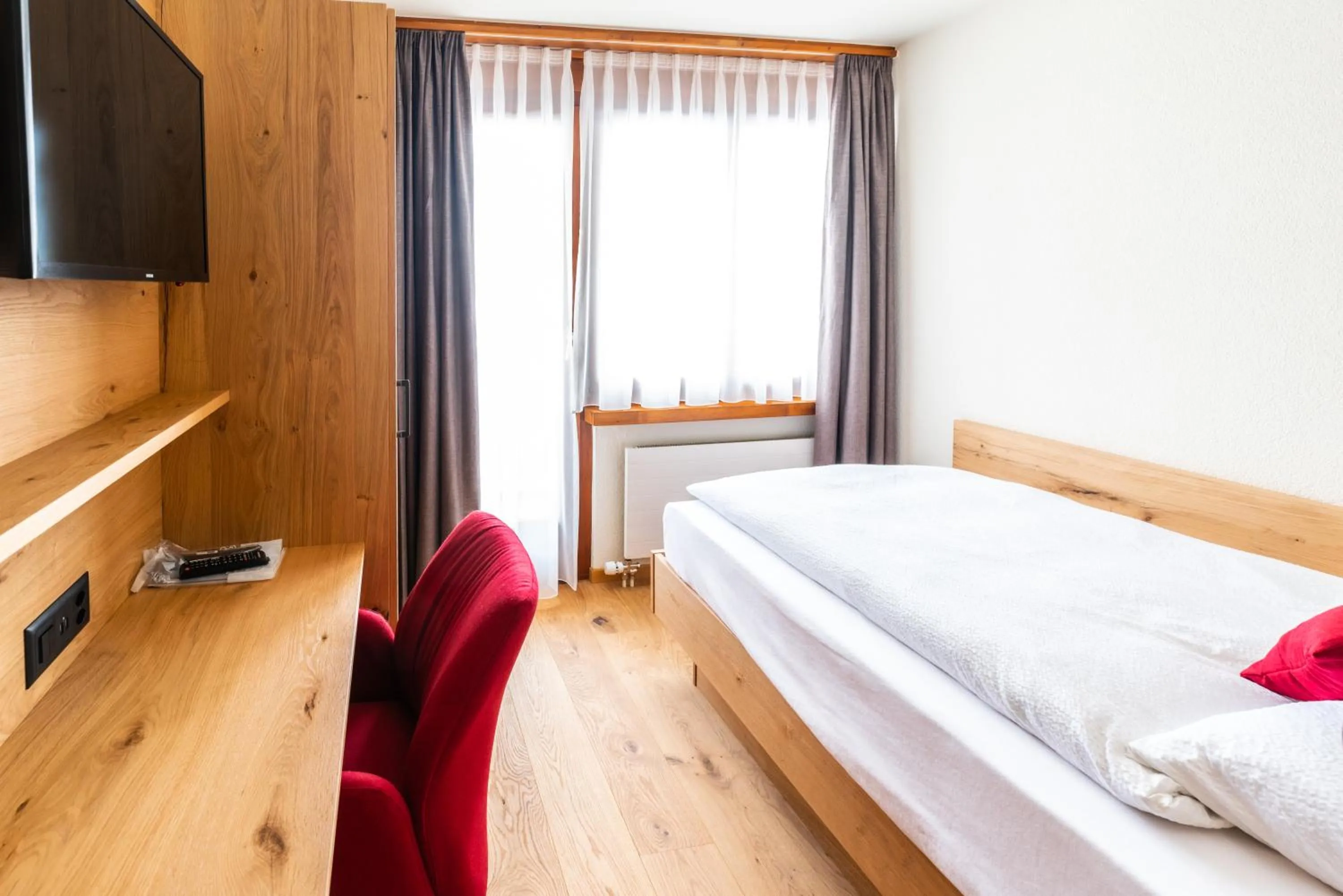 Bed in Hotel Restaurant Silbersand