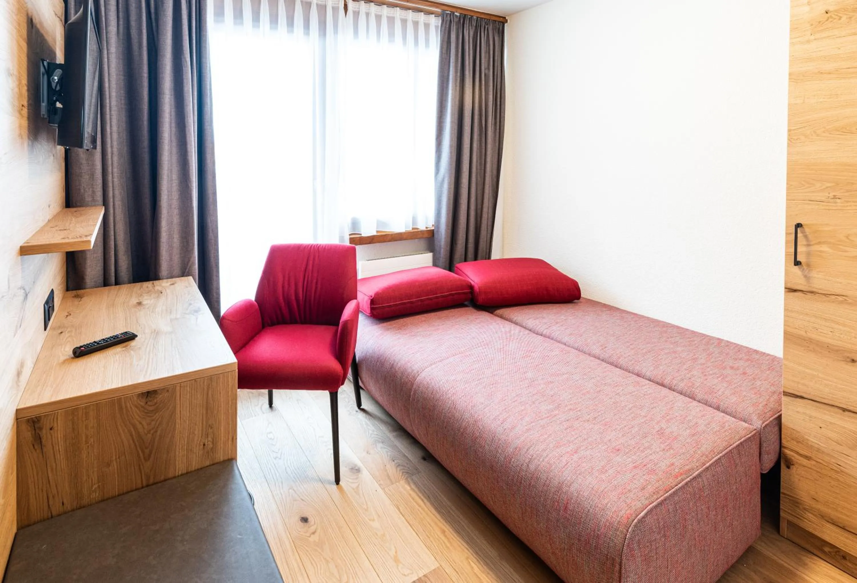 Bed in Hotel Restaurant Silbersand