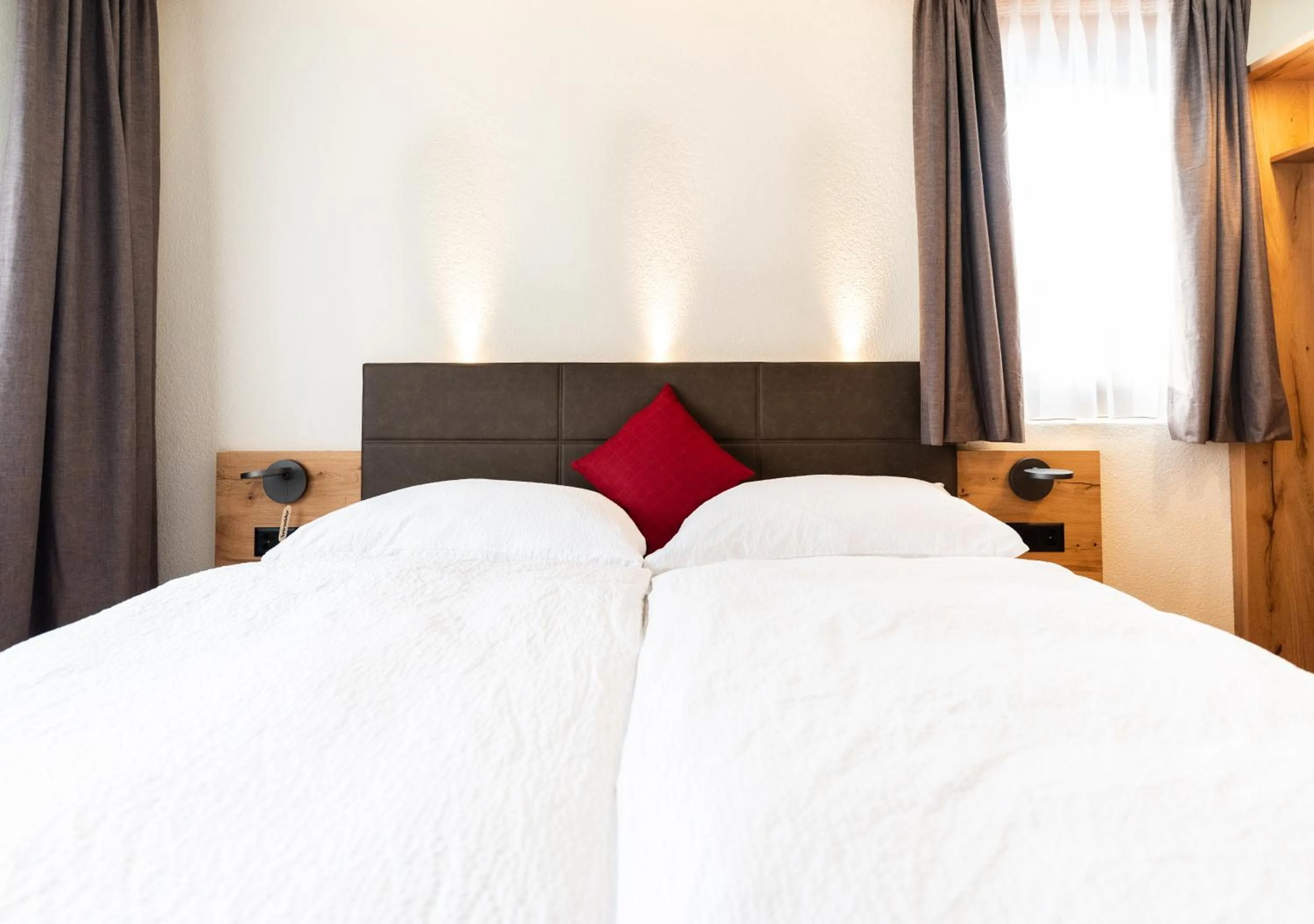 Bed in Hotel Restaurant Silbersand