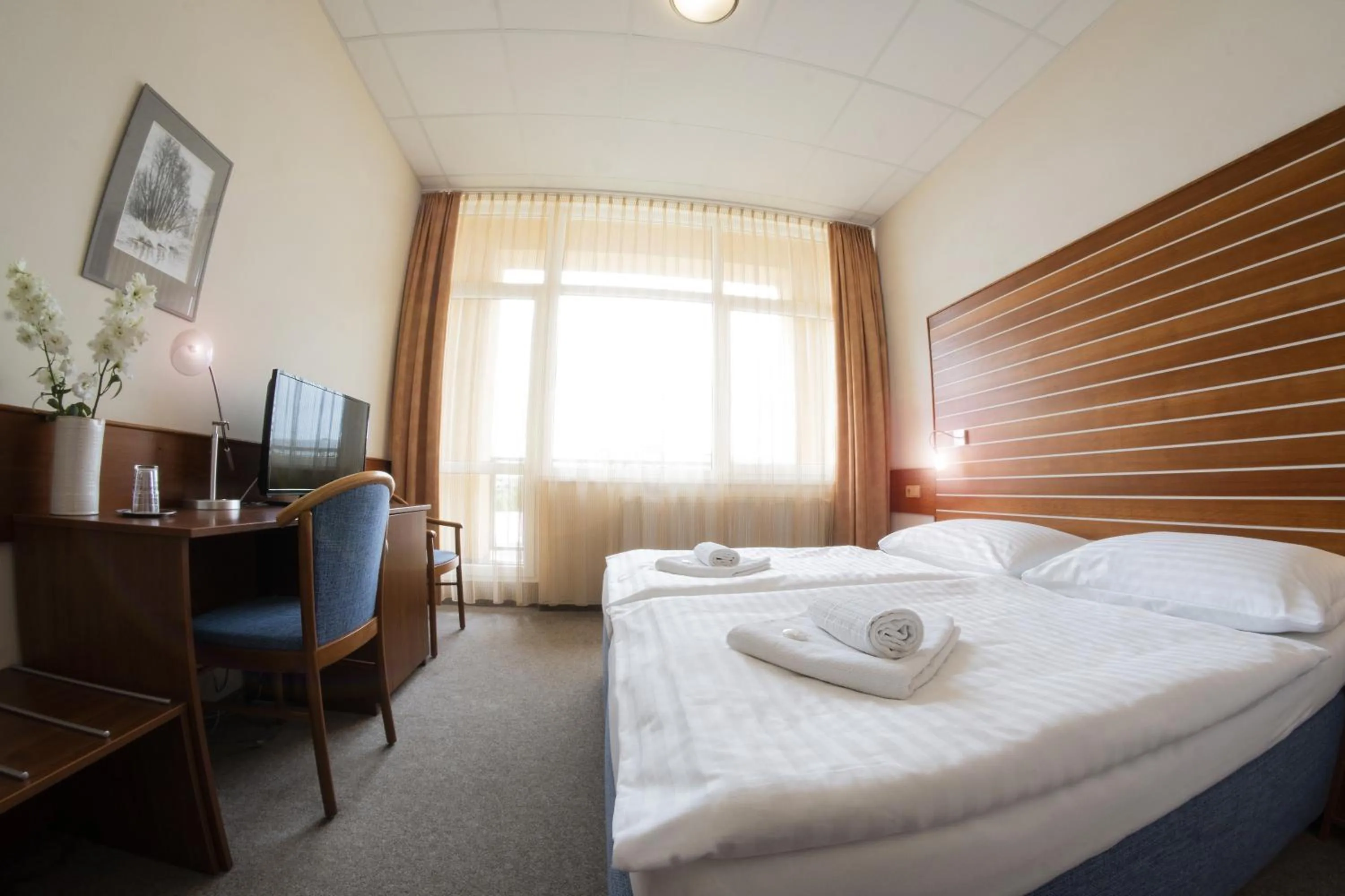 Photo of the whole room, Bed in Hotel Karel IV.