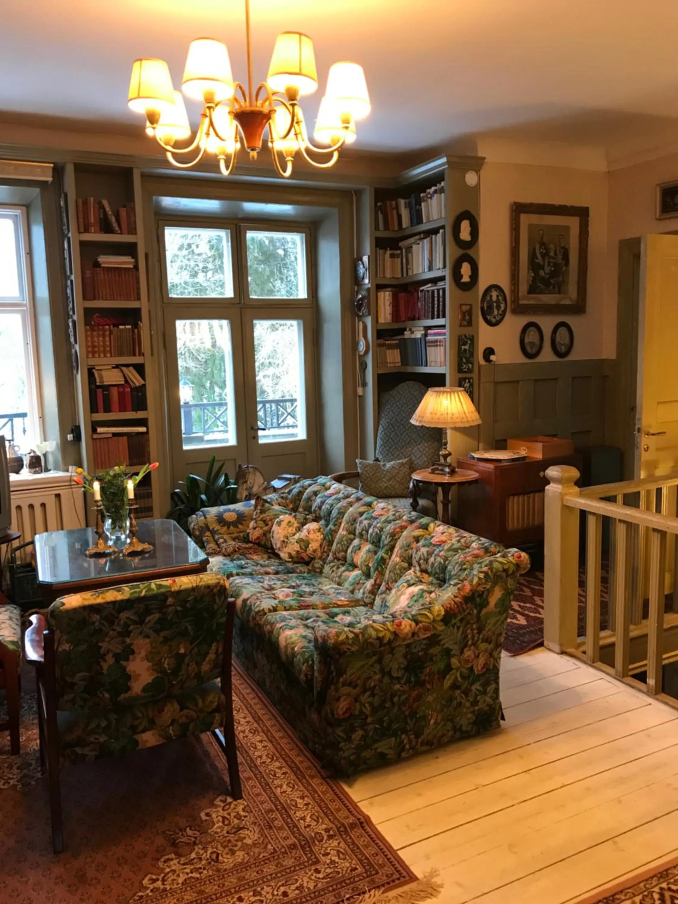 Communal lounge/ TV room in Berg Säteri