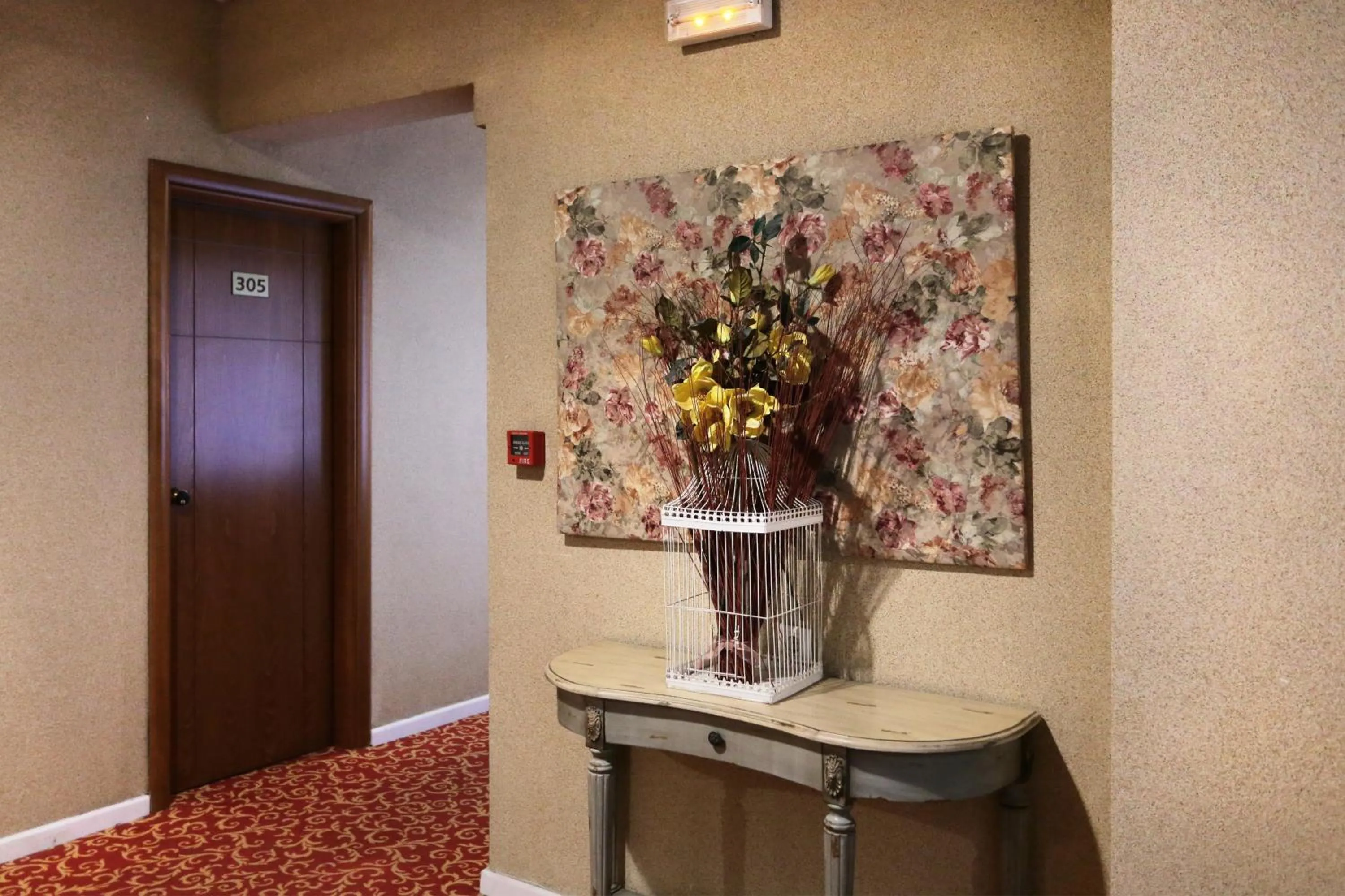 Decorative detail in Xenophon Hotel