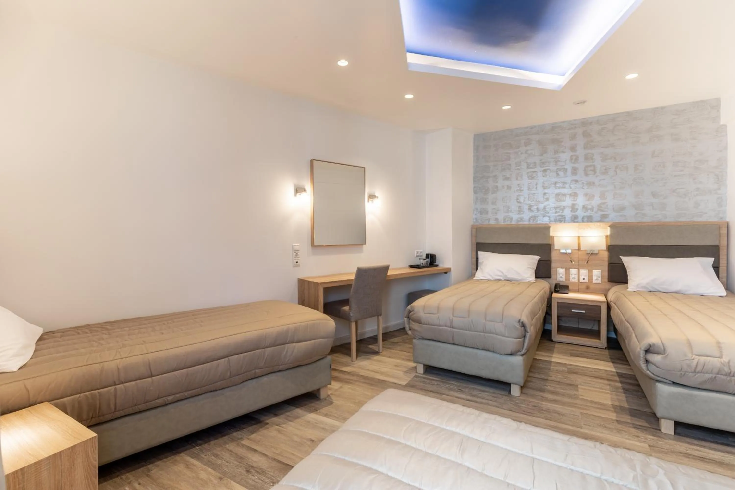 Bed in Xenophon Hotel