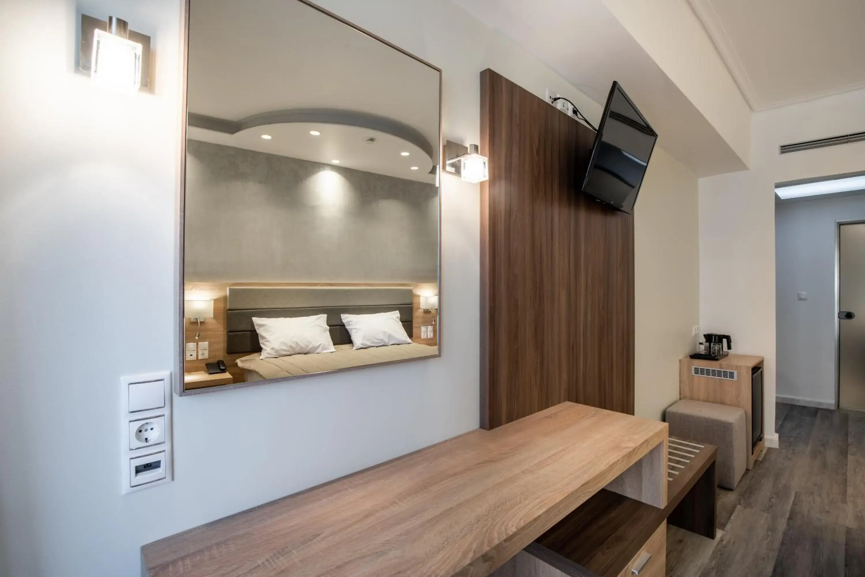 Bed in Xenophon Hotel Bed in Xenophon Hotel