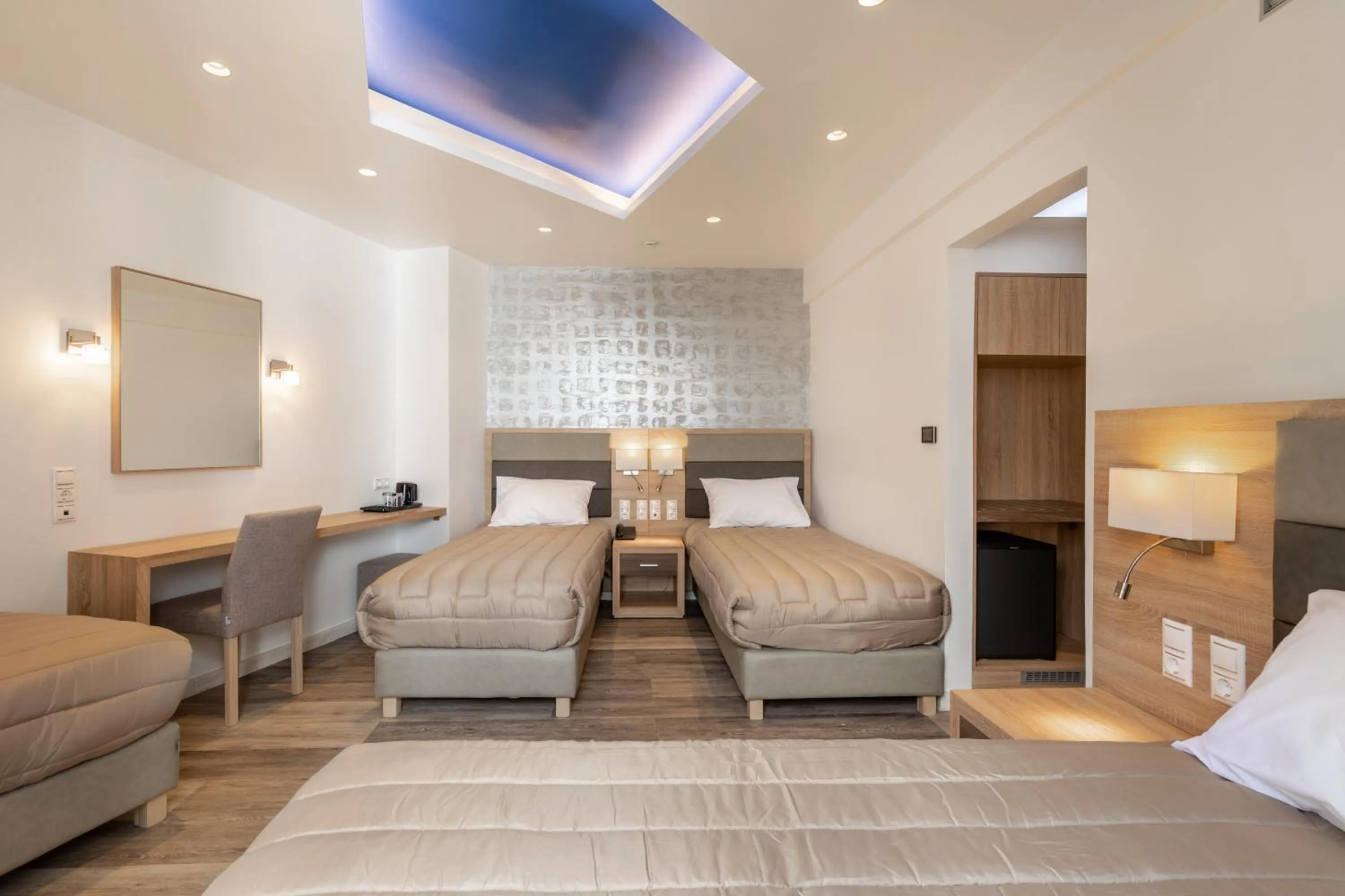 Bed in Xenophon Hotel