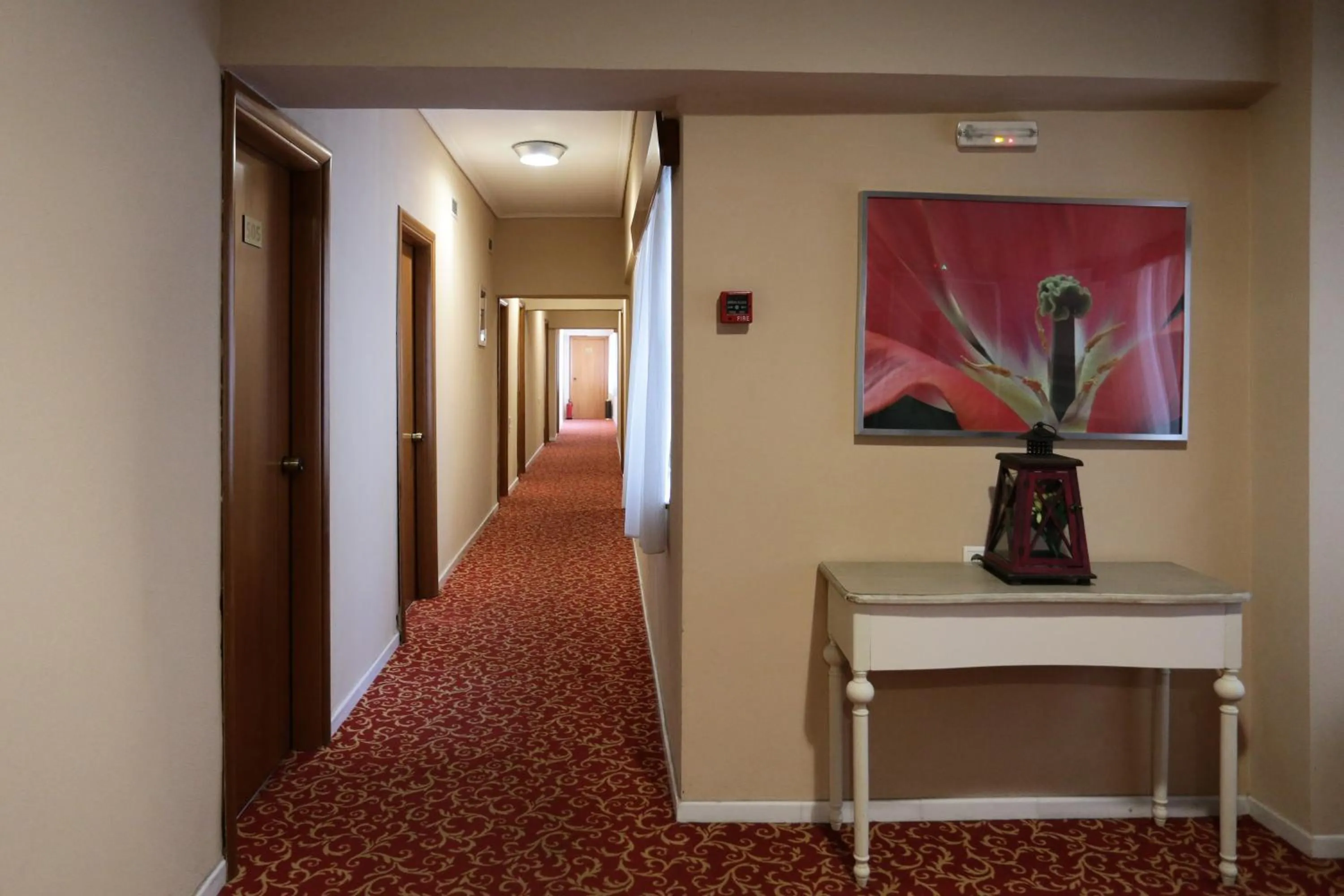 Decorative detail in Xenophon Hotel