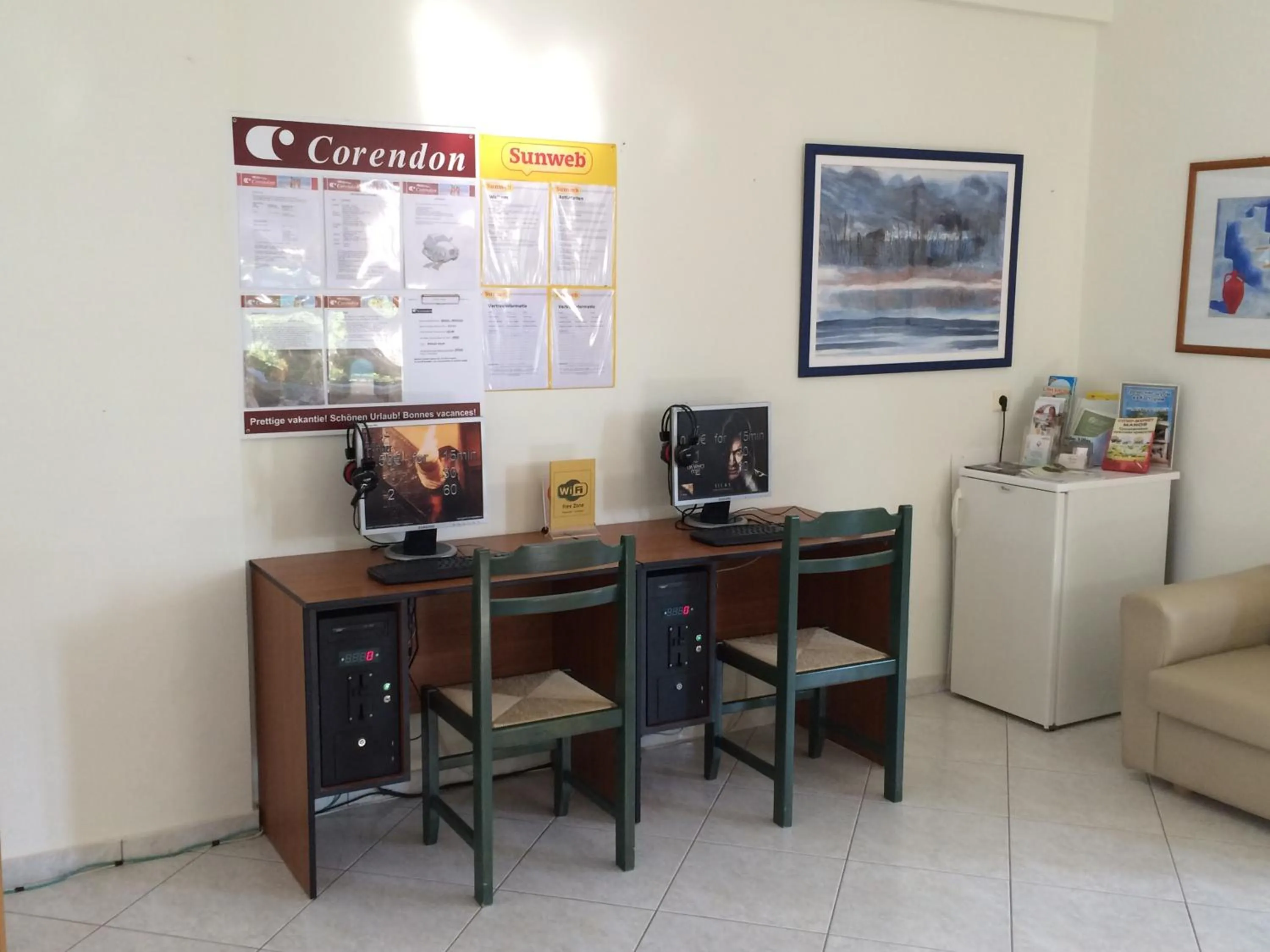 Game Room in Nikolas Villas Appartments