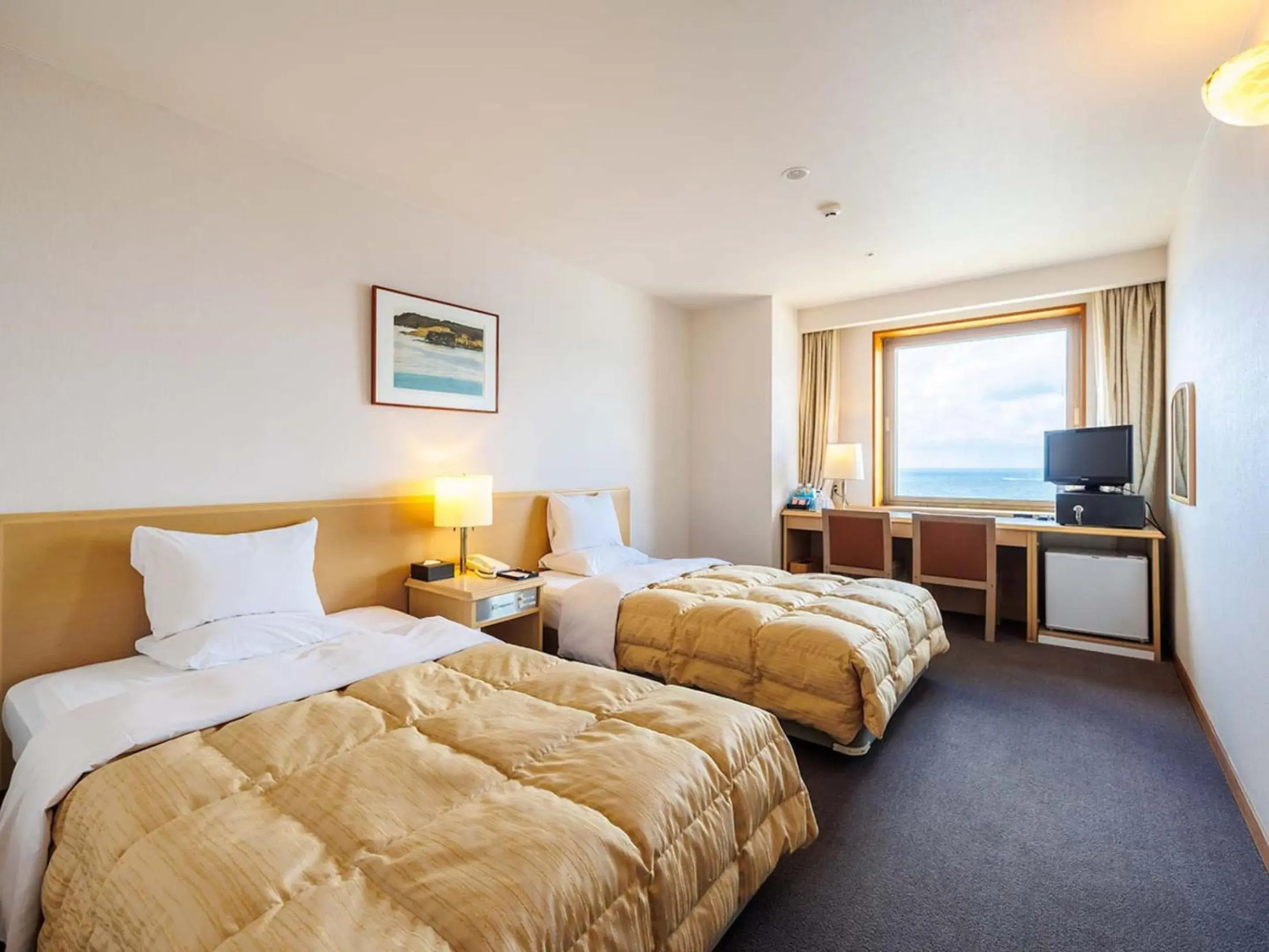 Twin Room with Sea View - Non-Smoking in Hotel Oosado Twin Room with Sea View - Non-Smoking in Hotel Oosado