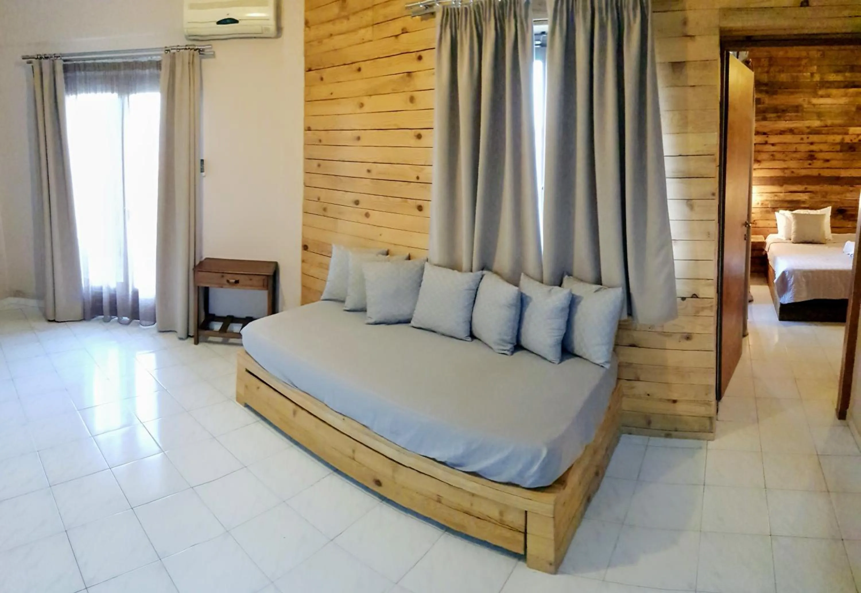 Seating area in Anemos Hotel