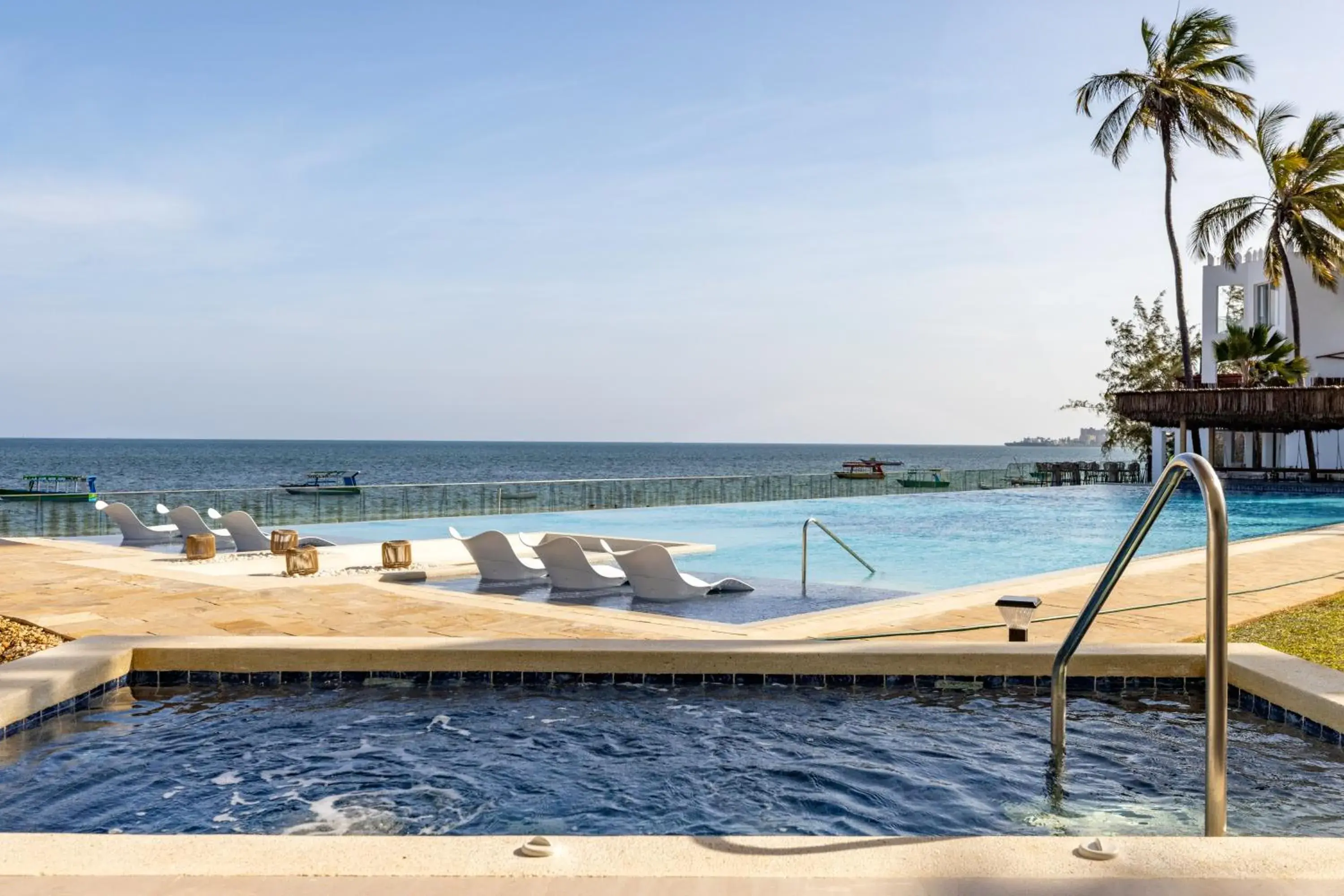 Pool view in Bamburi Beach Hotel Pool view in Bamburi Beach Hotel