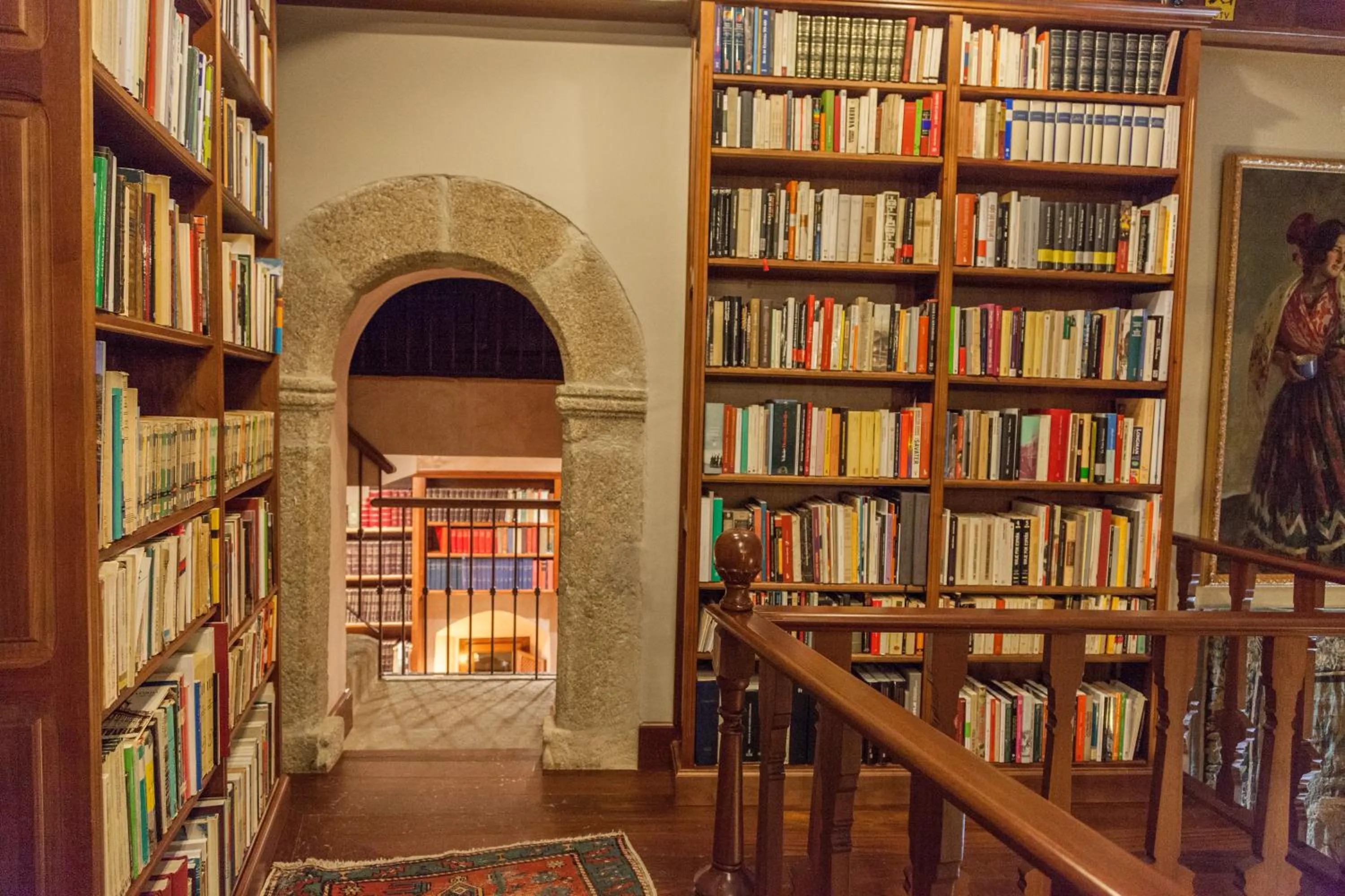 Library in Palacio Chaves Hotel