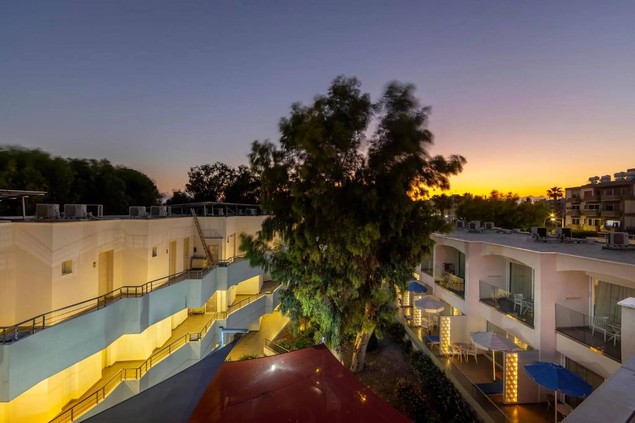 Sunset in Park Beach Hotel