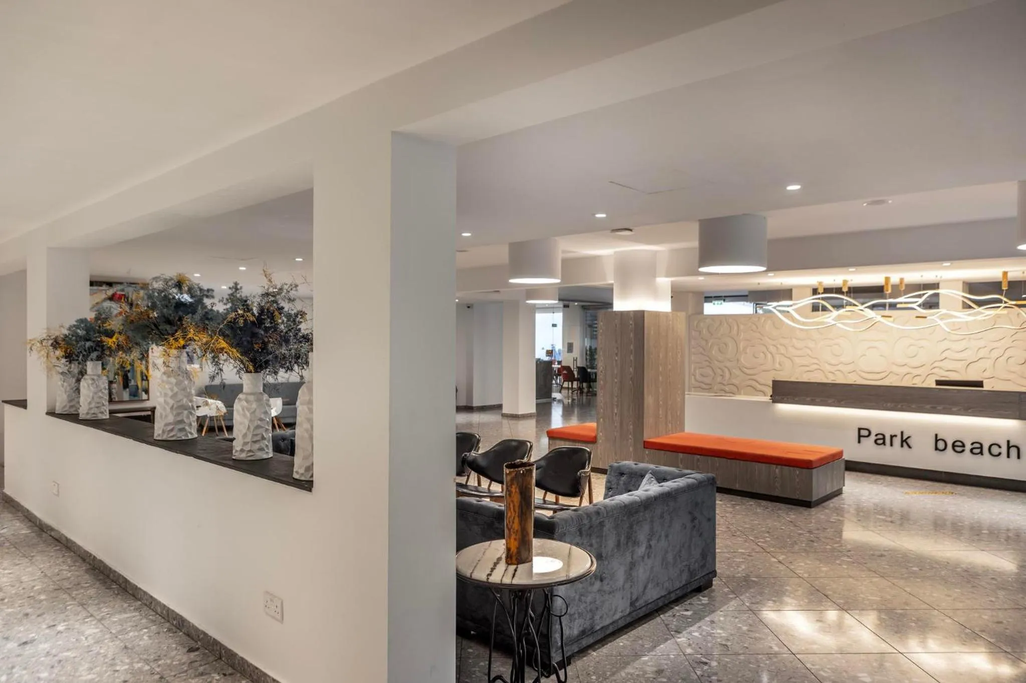 Lobby or reception in Park Beach Hotel