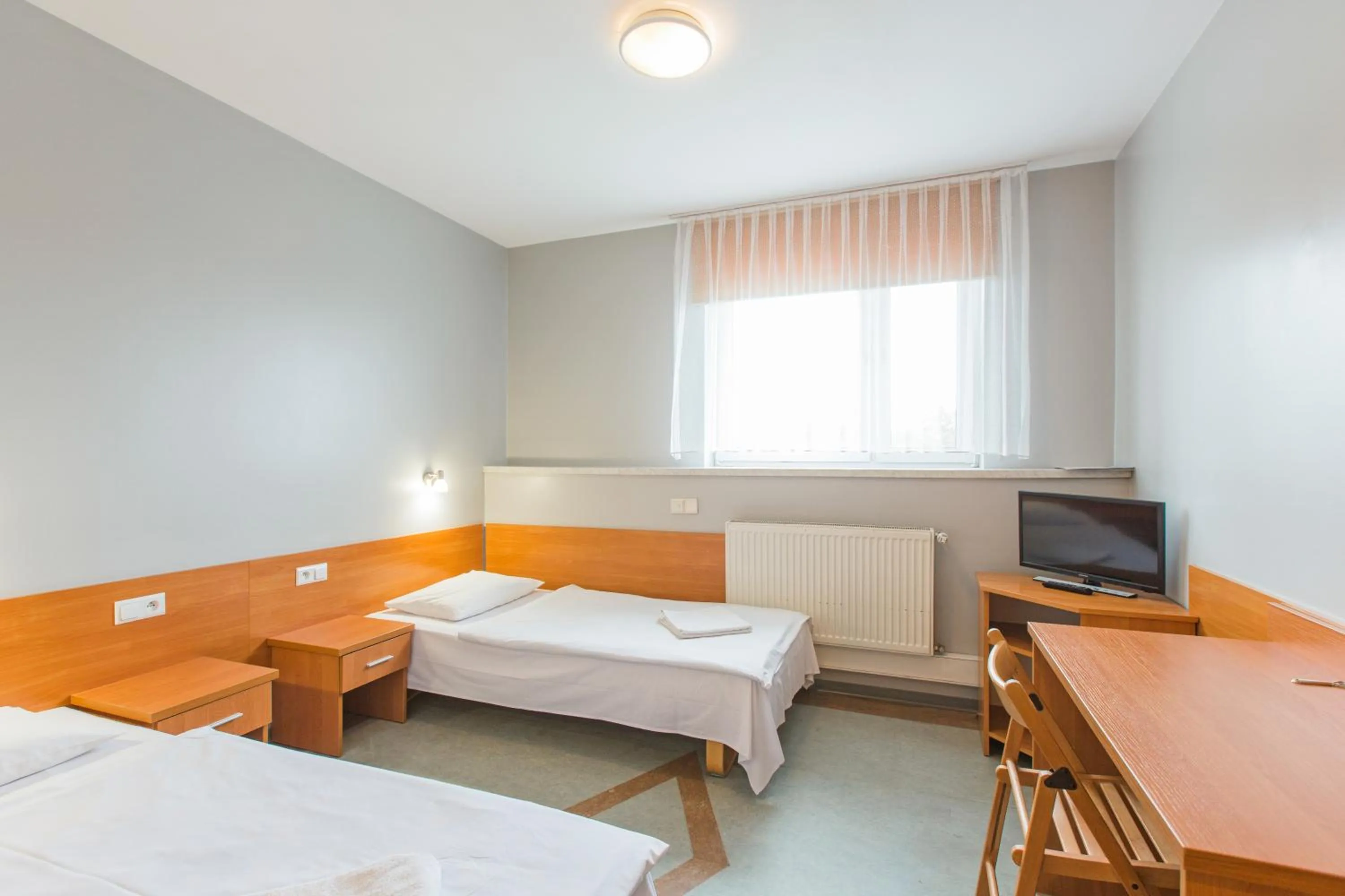 Bed in HOTEL ŁABĘDY i Hostel Łabędy