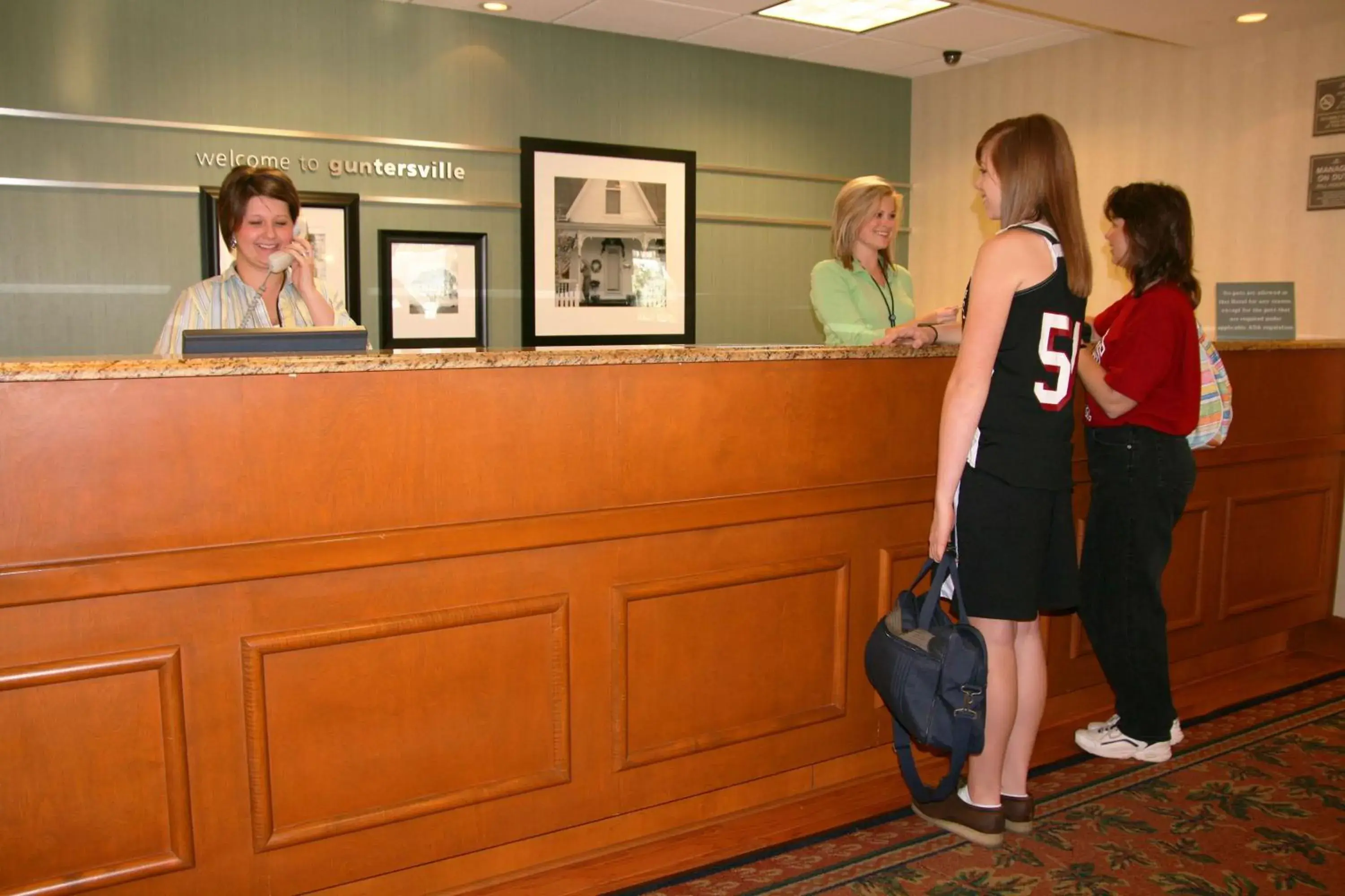 Lobby or reception in Hampton Inn Guntersville Lobby or reception in Hampton Inn Guntersville