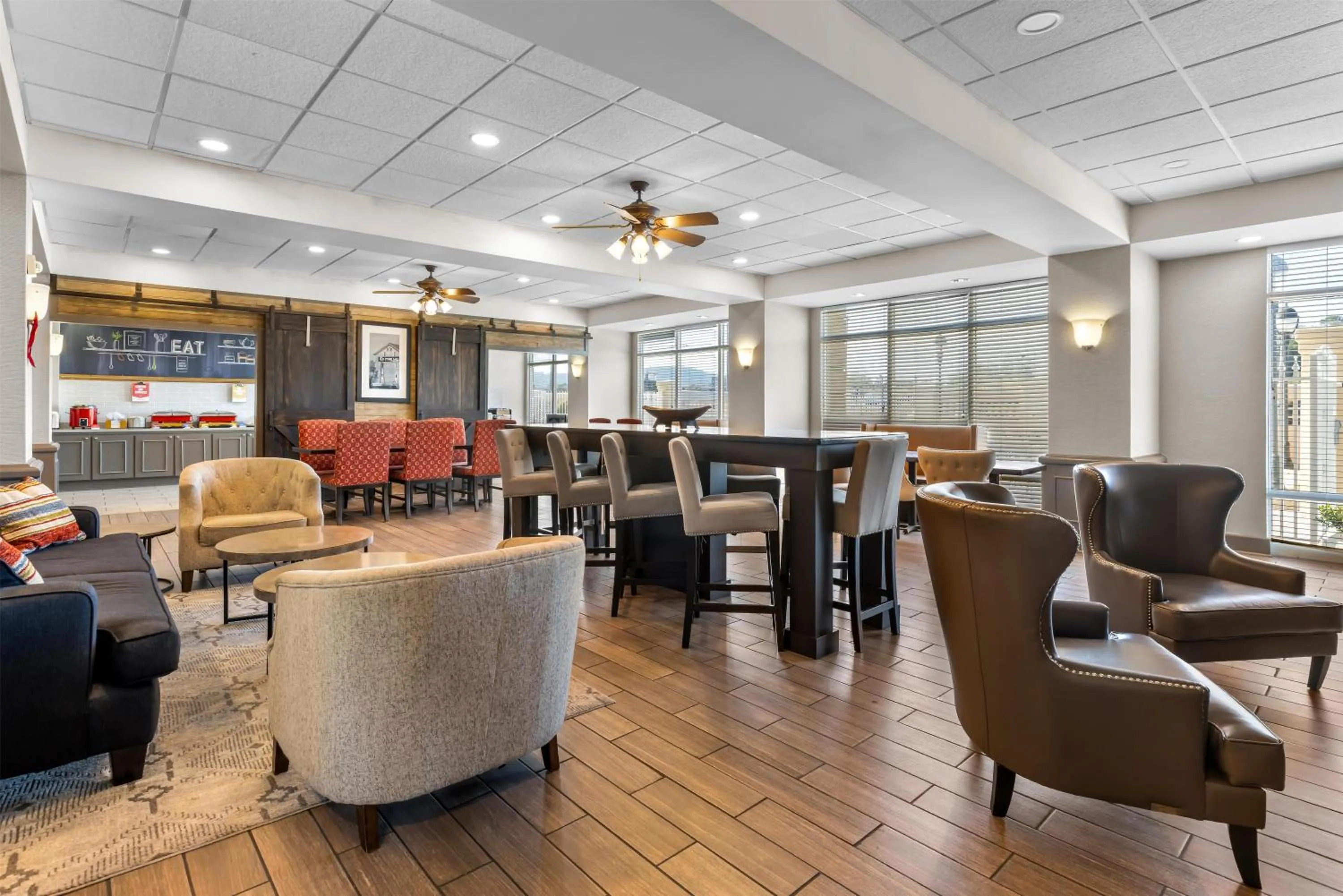 Lobby or reception in Hampton Inn Guntersville