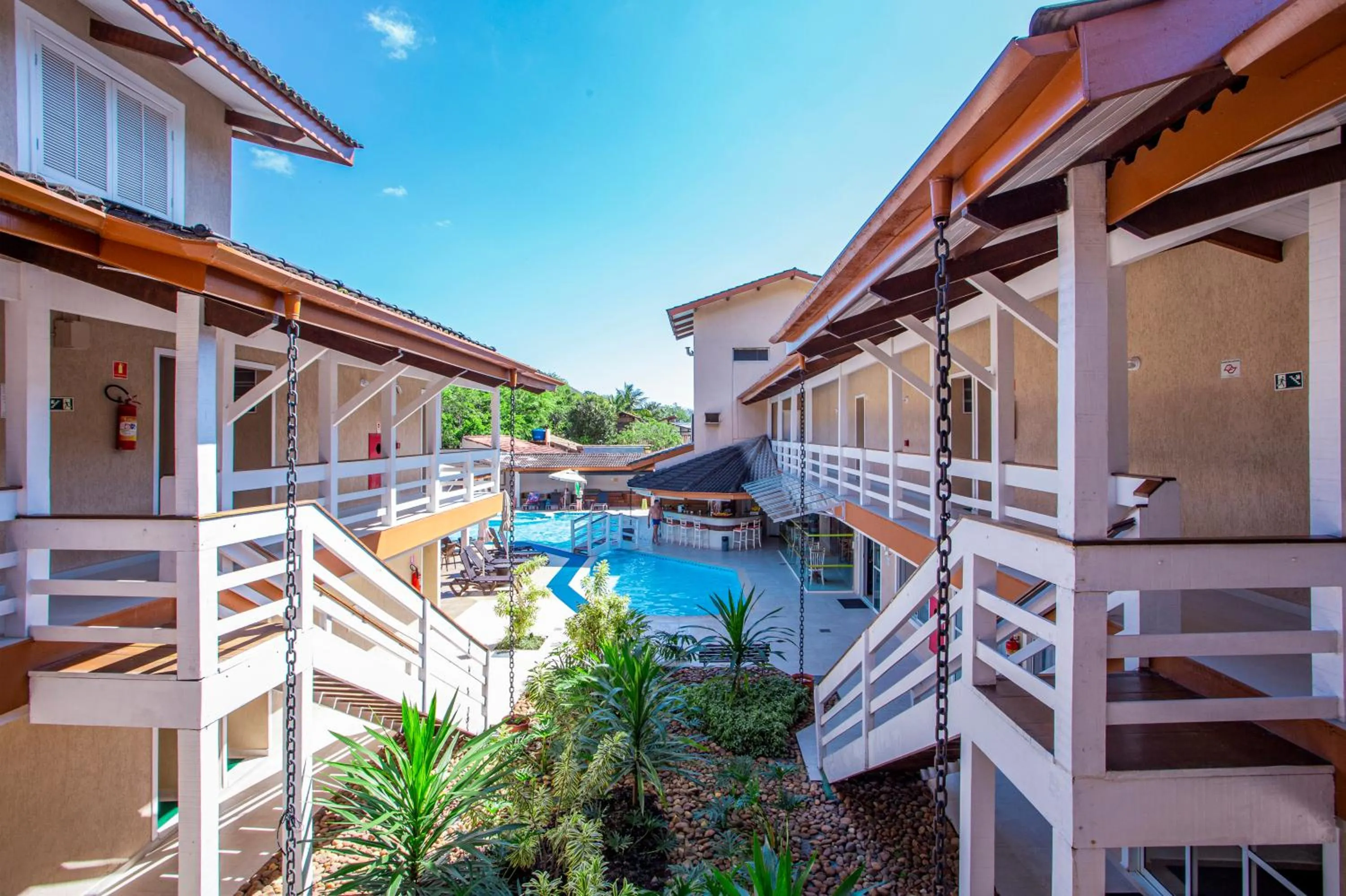 Swimming pool in Ciribaí Praia Hotel