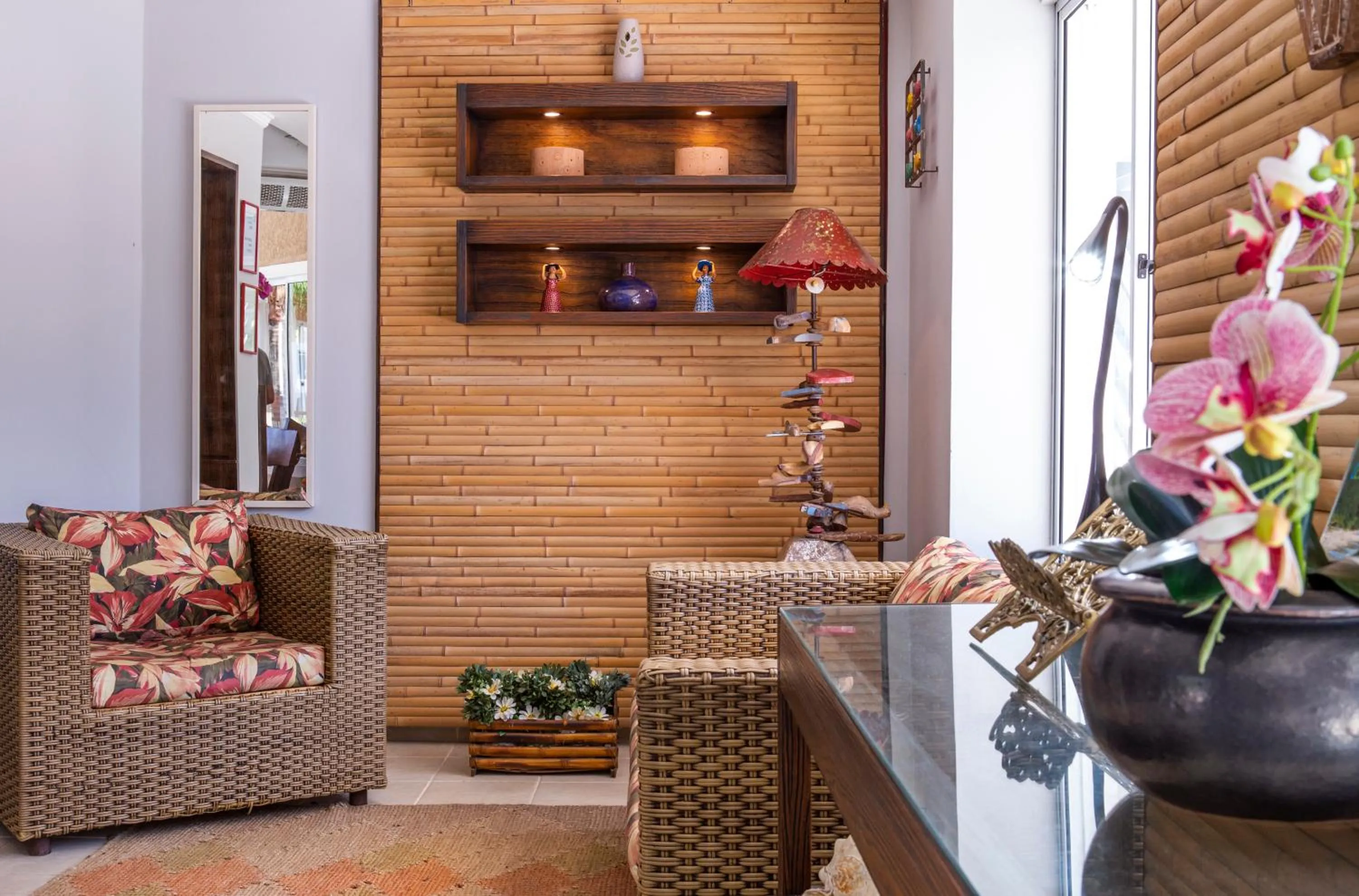 Lobby or reception in Ciribaí Praia Hotel
