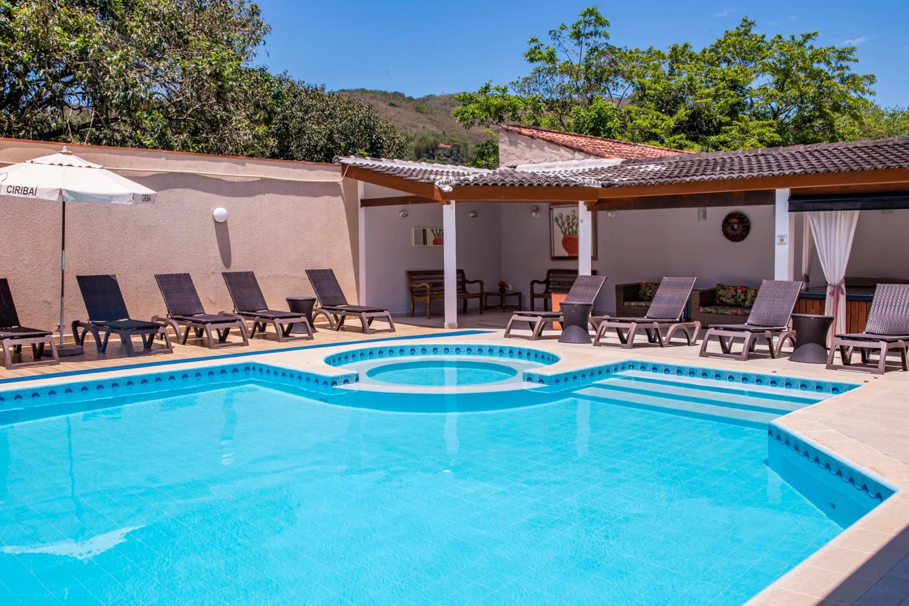 Swimming pool in Ciribaí Praia Hotel