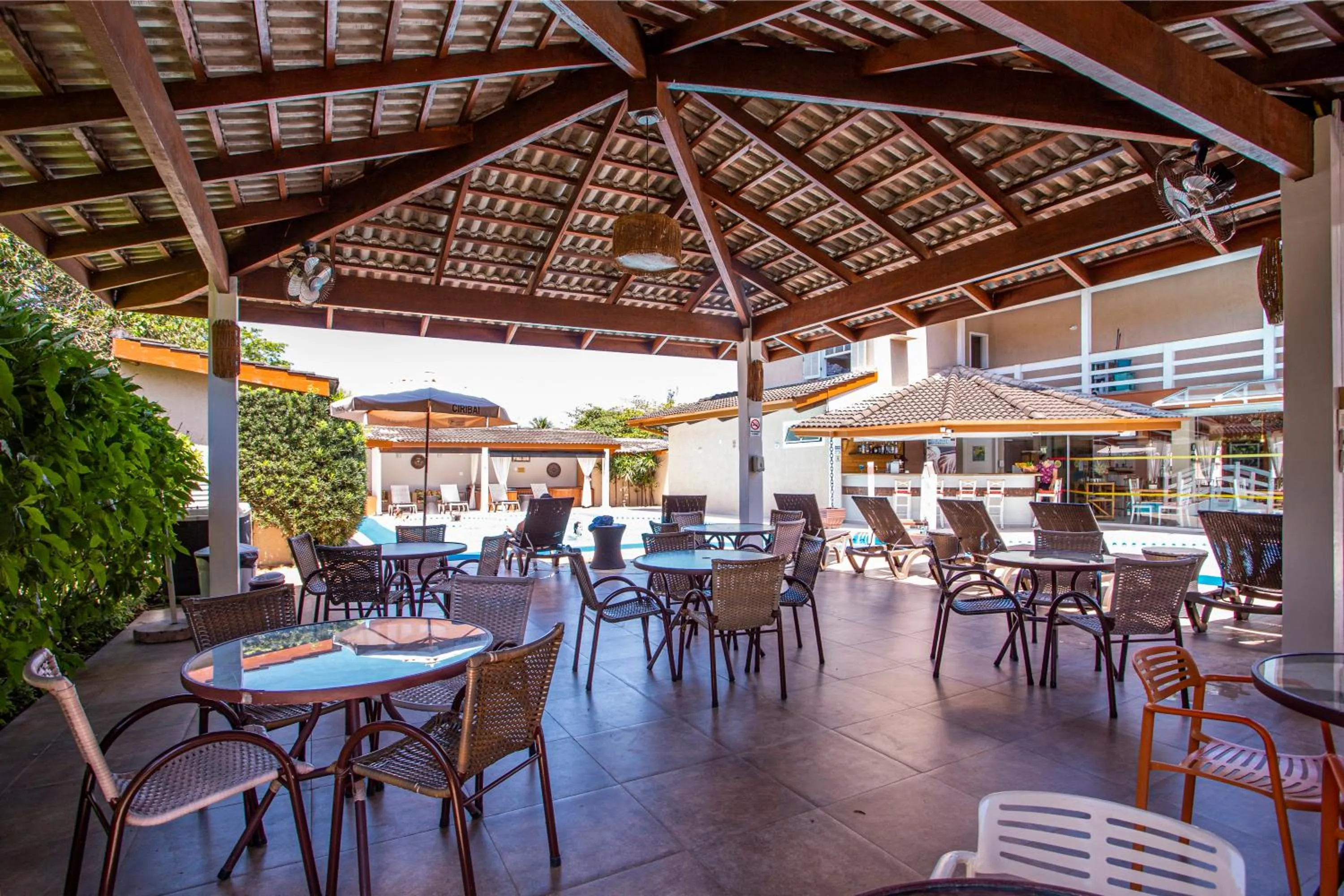 Solarium in Ciribaí Praia Hotel