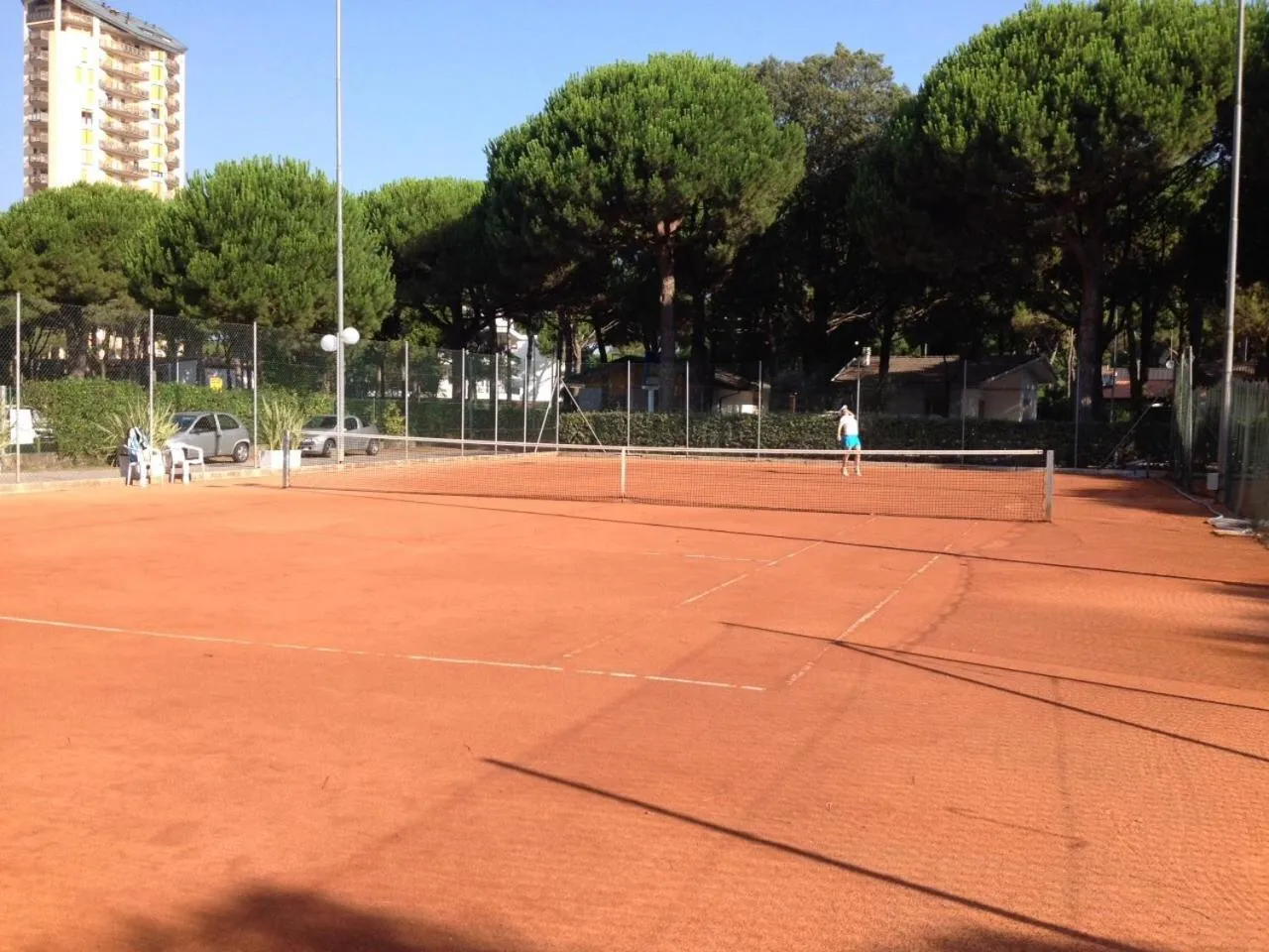 Tennis court in Hotel King