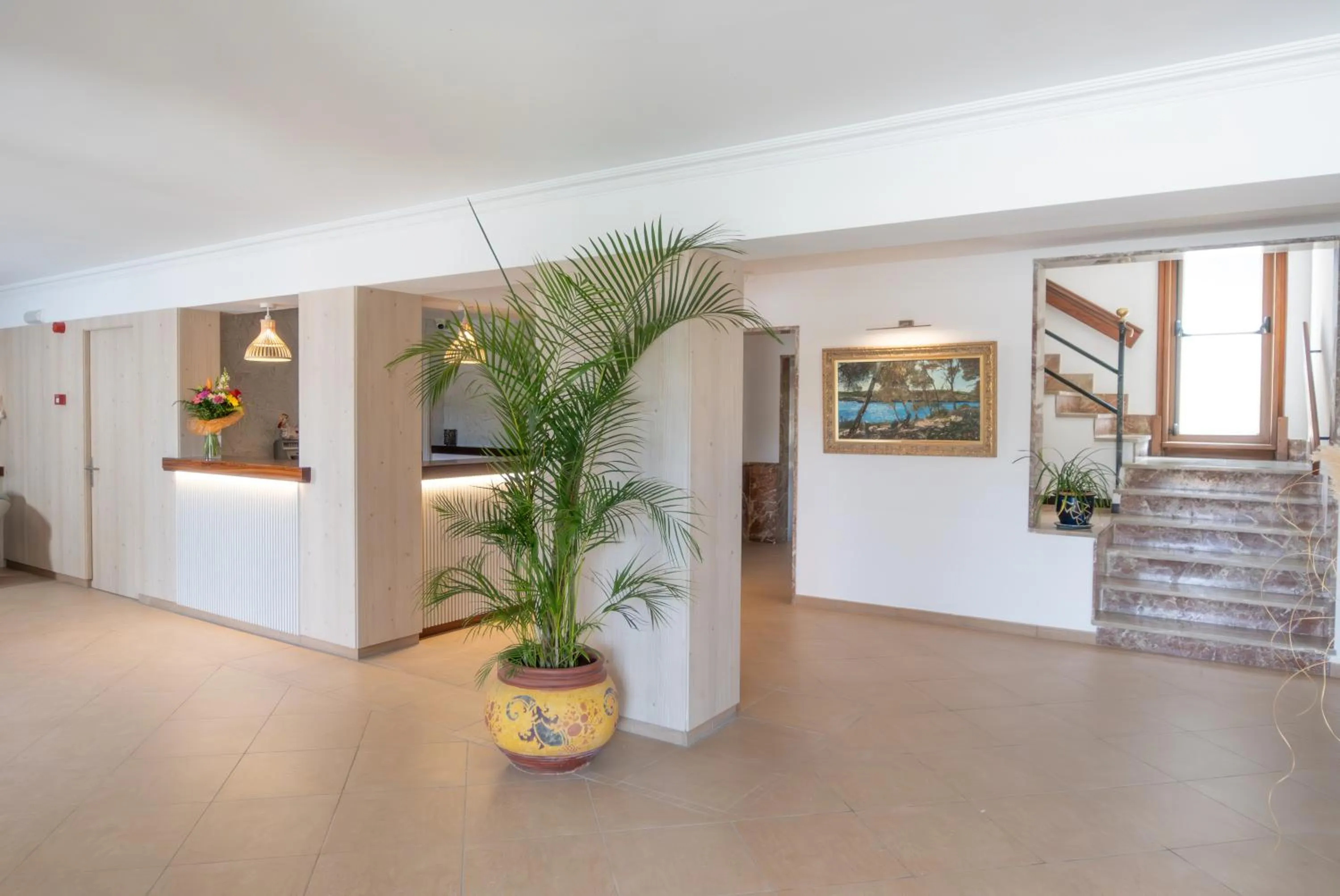 Lobby or reception in Hotel Playa Mondrago