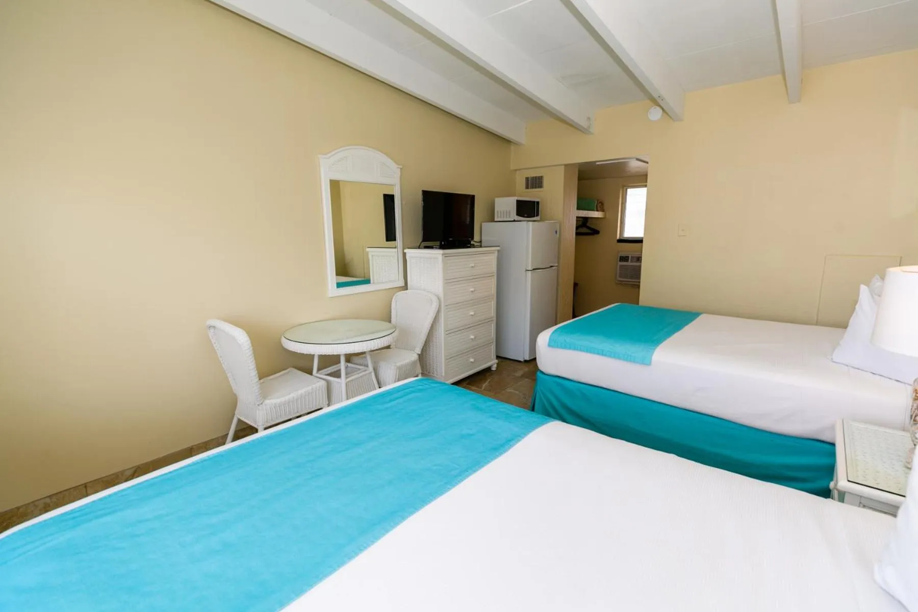 Bed in Aztec Motel Wildwood Crest Beach