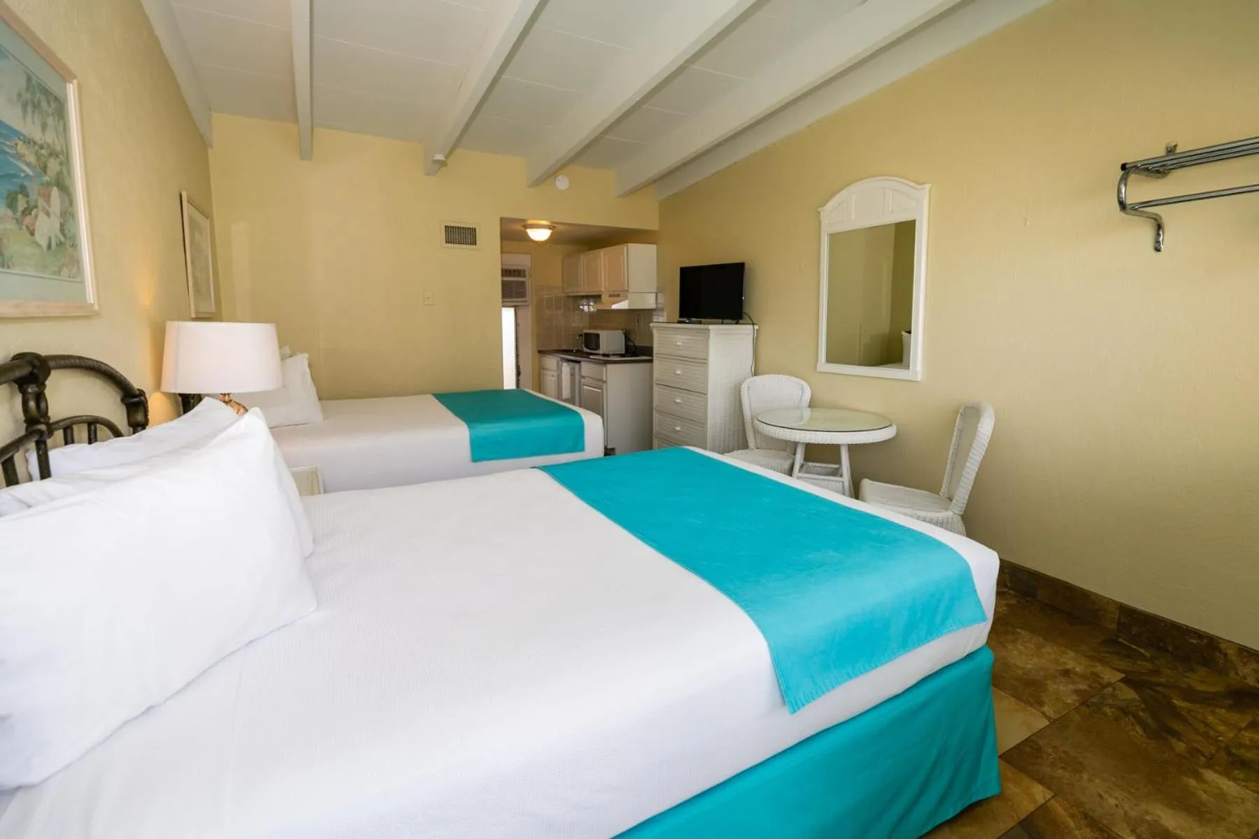 Bed in Aztec Motel Wildwood Crest Beach